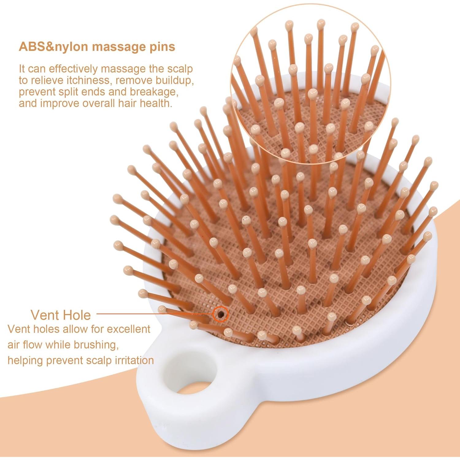 Cepillo Desenredante Mini OWIIZI Portátil para Viaje