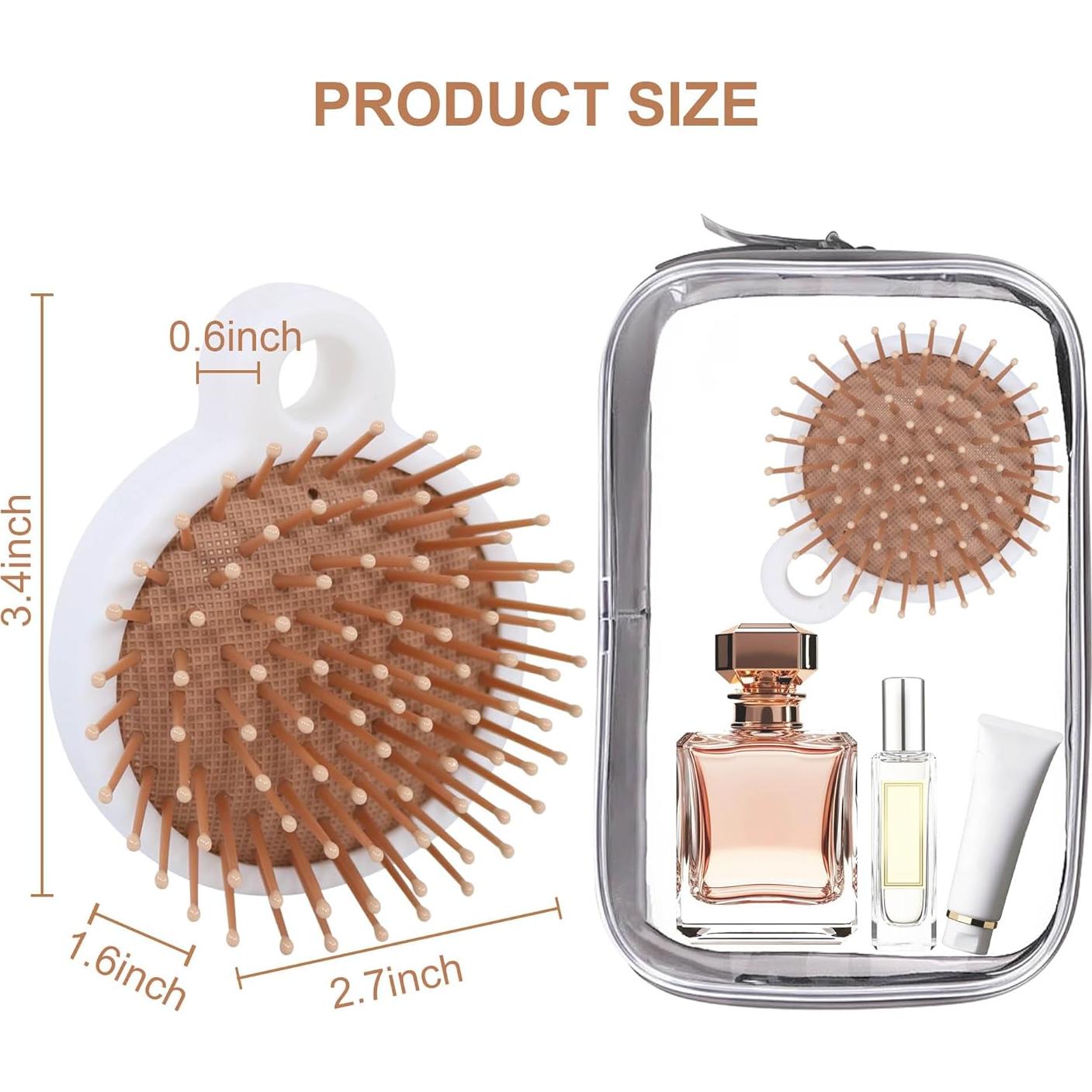 Cepillo Desenredante Mini OWIIZI Portátil para Viaje