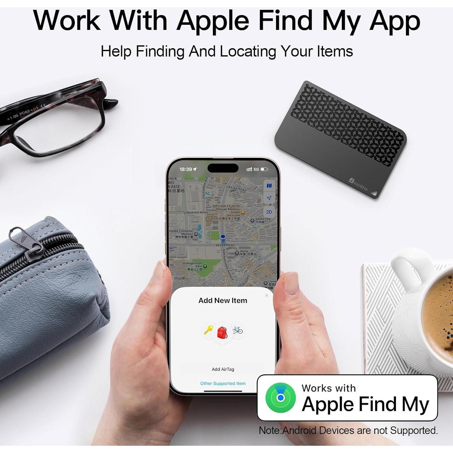 Rastreador Bluetooth BFADEHA para iPhone - Alarma Fuerte, IP67