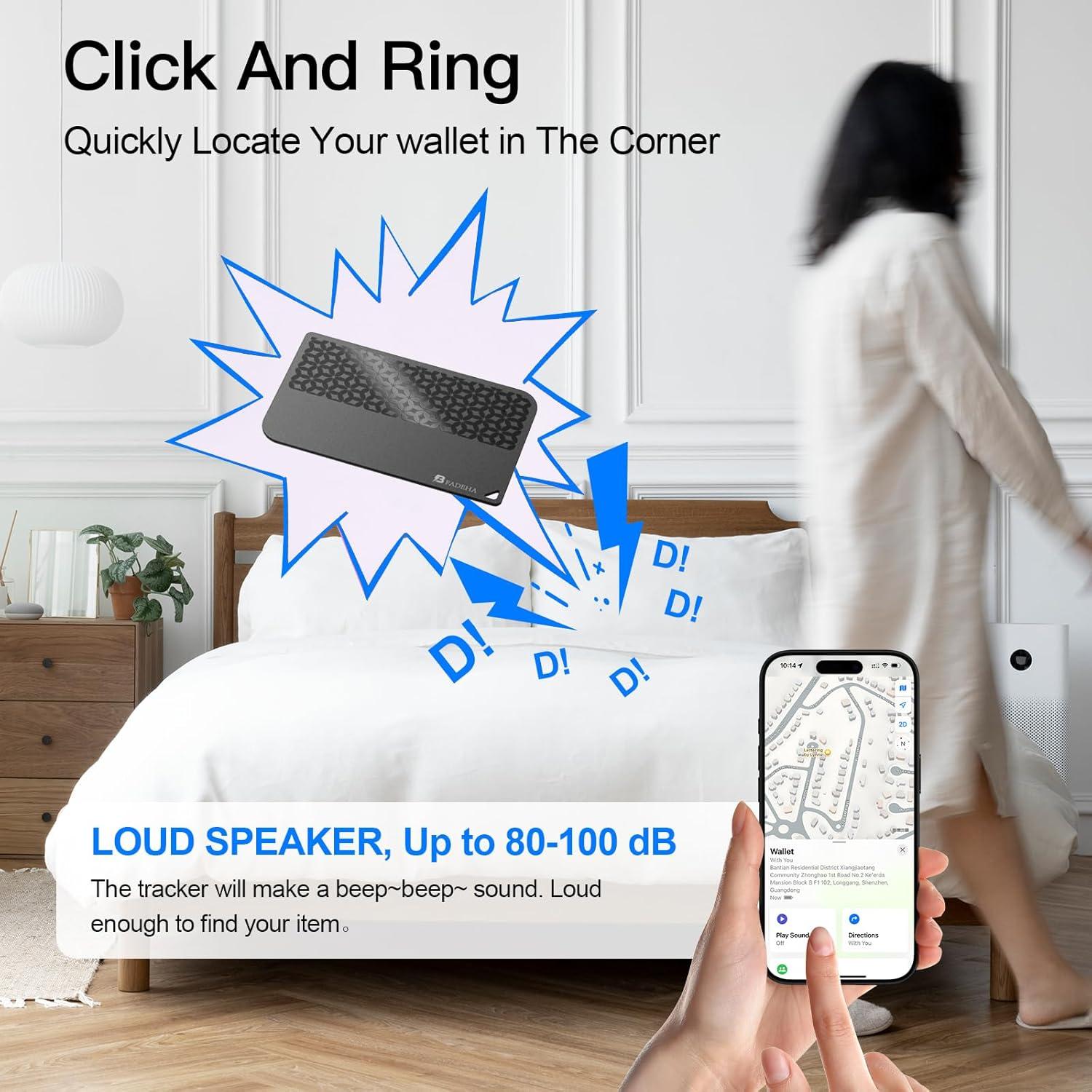 Rastreador Bluetooth BFADEHA para iPhone - Alarma Fuerte, IP67