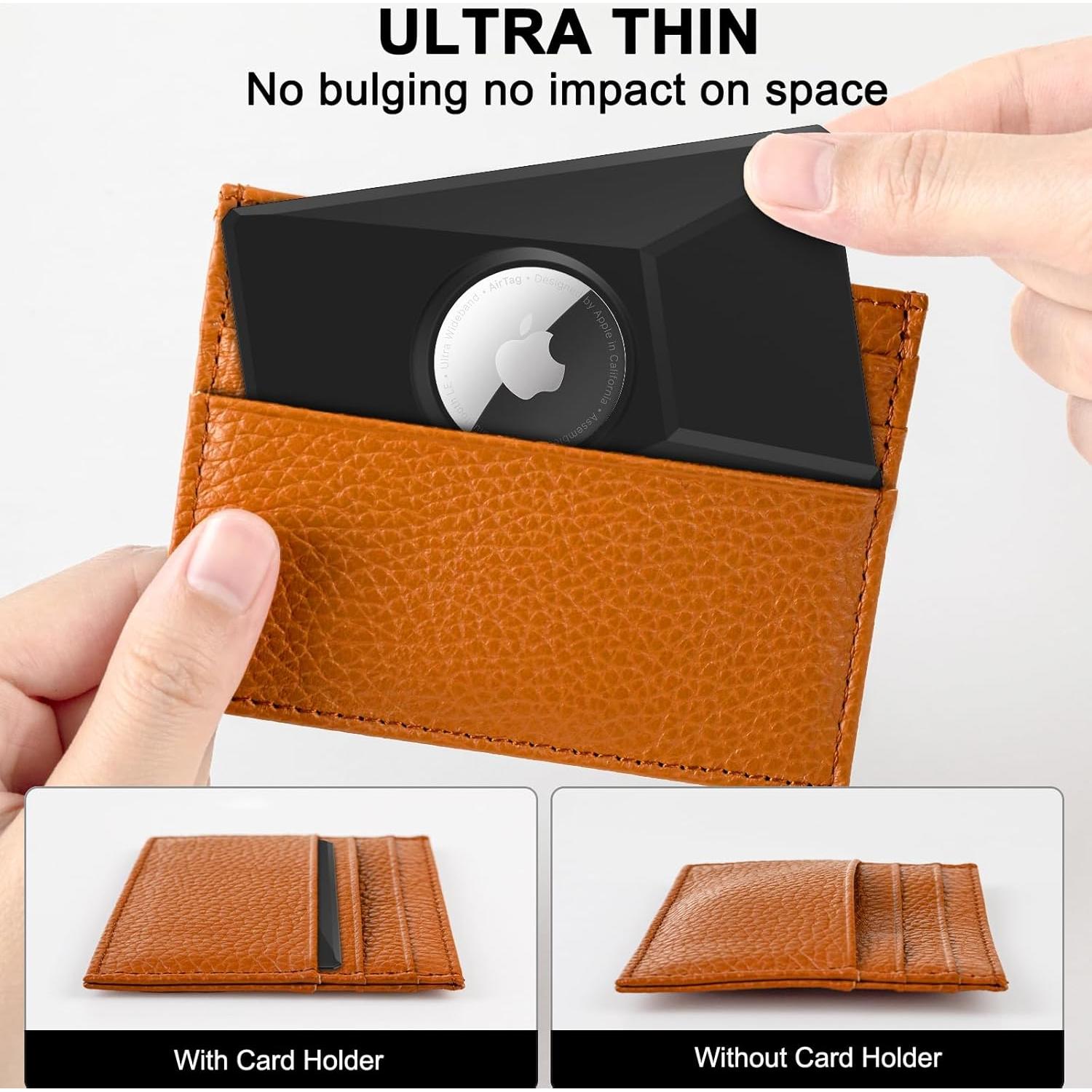 Soporte de Billetera Ultra Delgado Perfitek para Apple Airtag - 2 Piezas