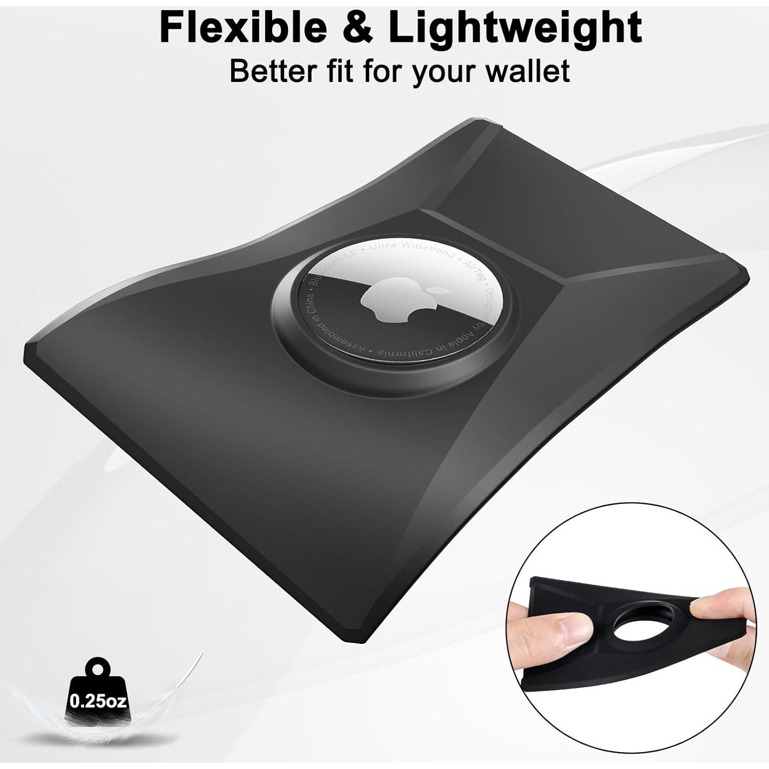 Soporte de Billetera Ultra Delgado Perfitek para Apple Airtag - 2 Piezas