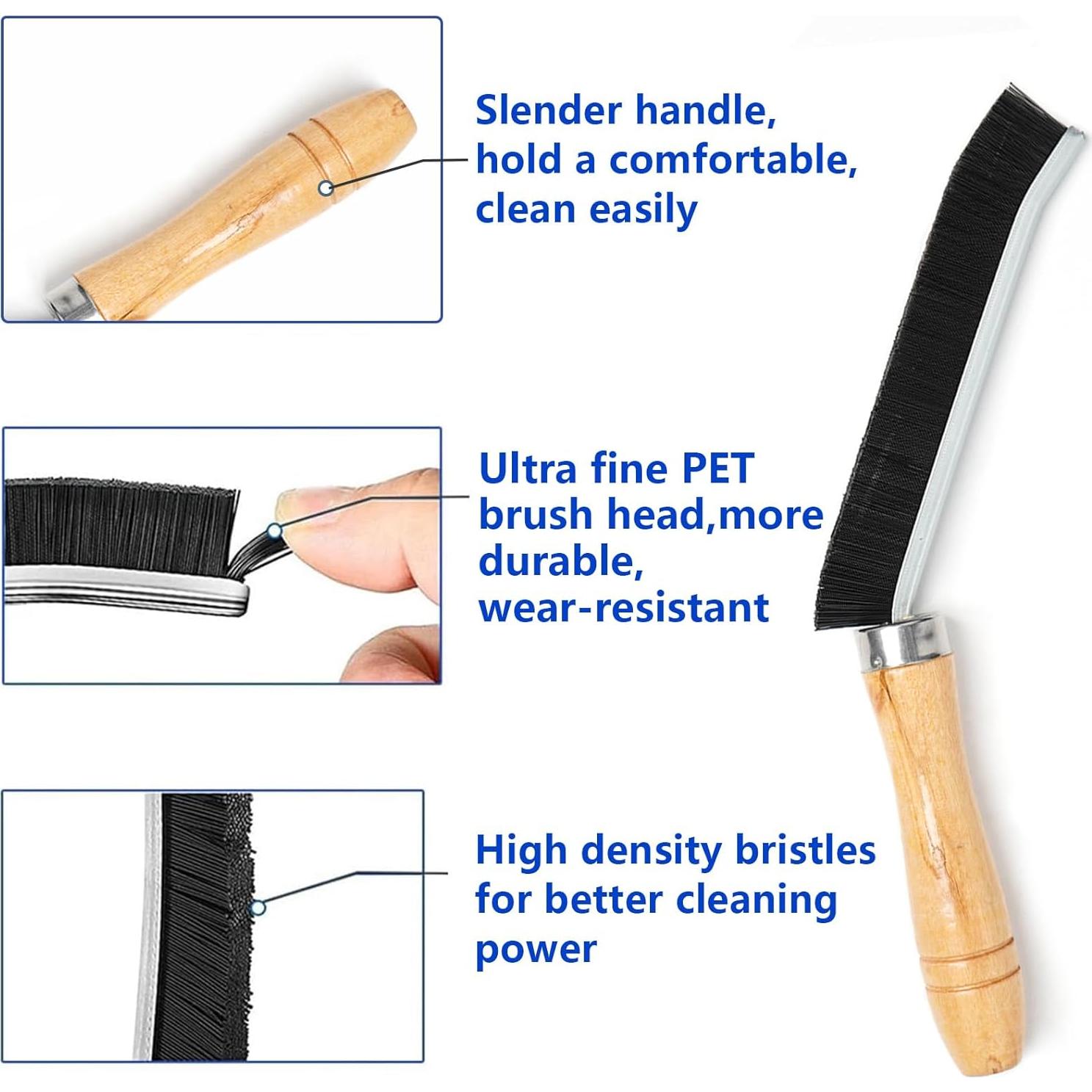 Cepillo de Limpieza SAPYONY 2 Paquetes Mango de Madera