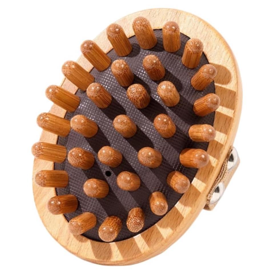 Peine de Masaje de Madera Natural TIKMNO 11x8cm para Relajación