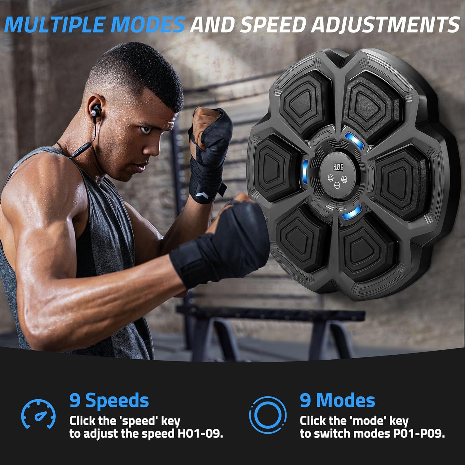 Máquina de Boxeo Musical MOTIONNOVA M1 con Guantes