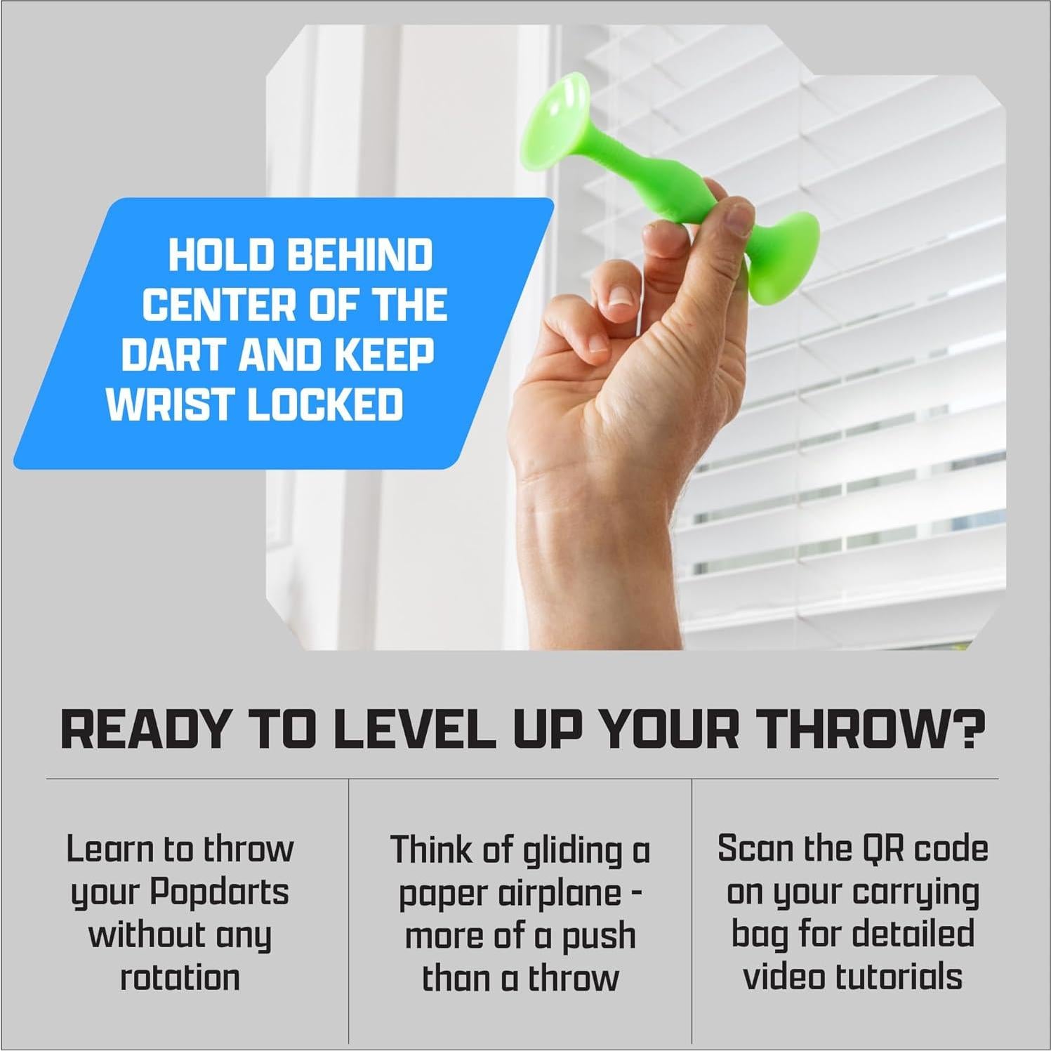 Juego Popdarts PRO Rizzle - Lanzamiento Ventosas Interior/Exterior