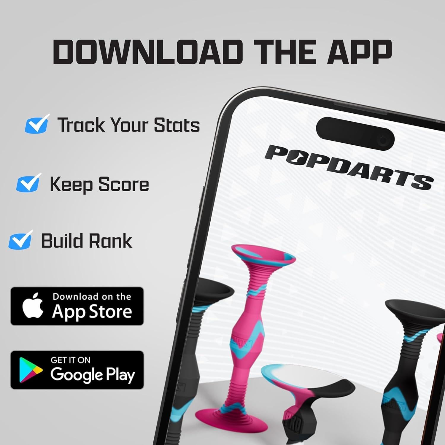 Juego Popdarts PRO Rizzle - Lanzamiento Ventosas Interior/Exterior
