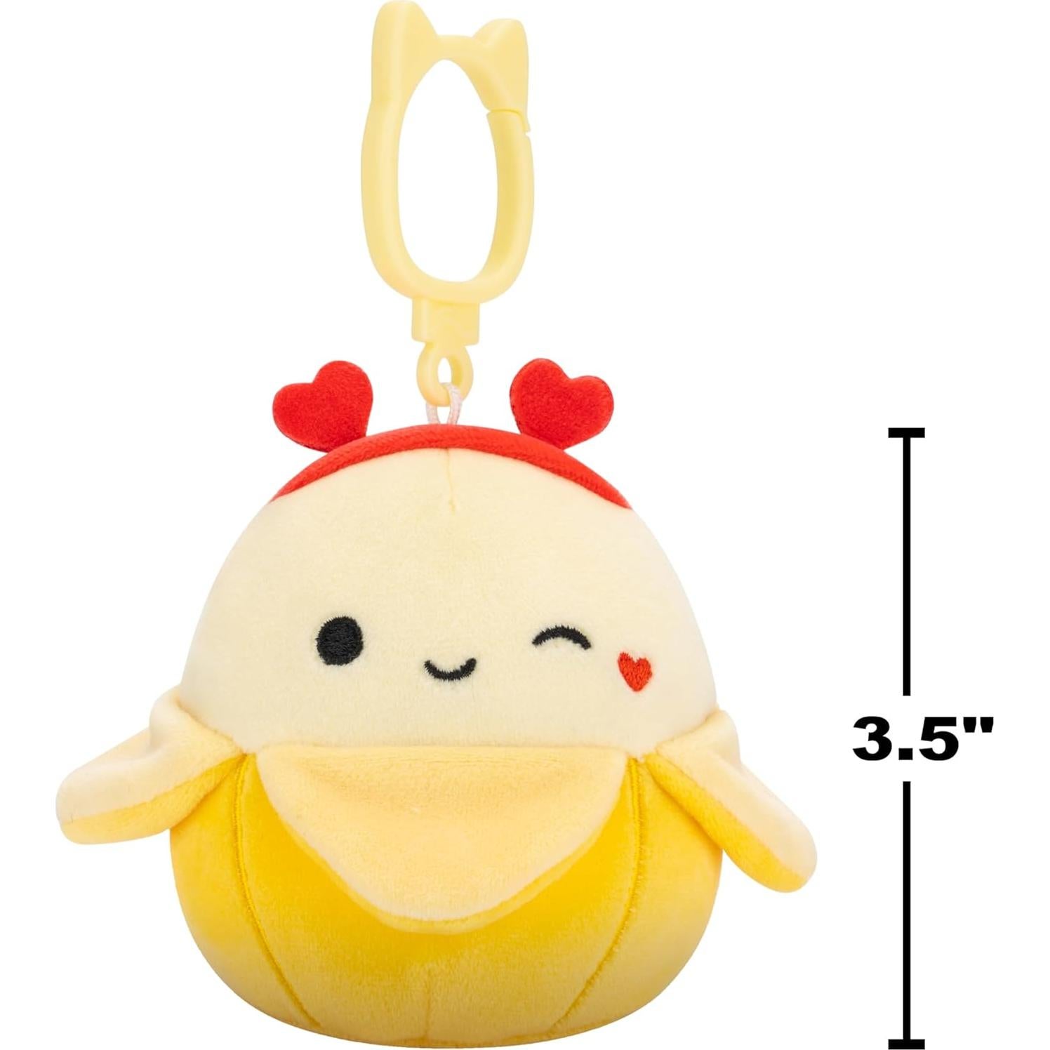 Squishmallows Clip San Valentín 5-Pack Jazwares Peluche