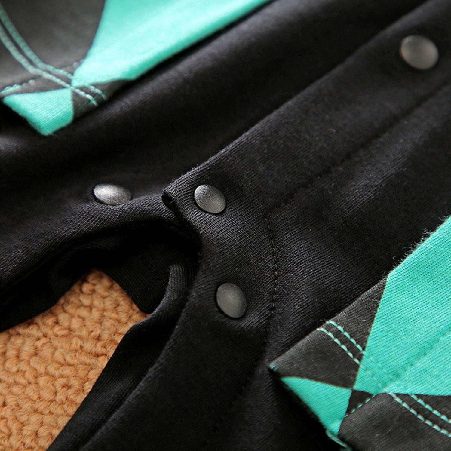 Mono de Halloween para bebé RELABTABY 100% algodón 0-24 meses