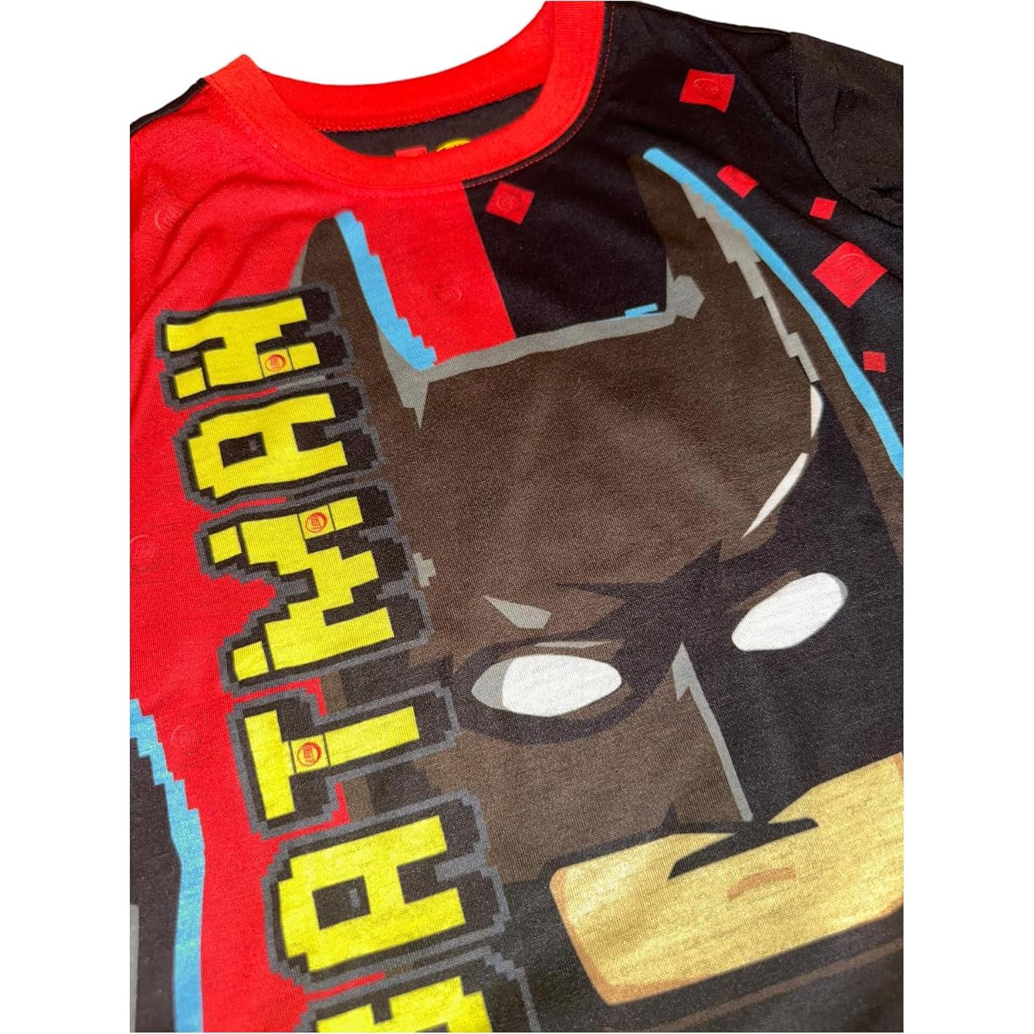 Conjunto de Pijama LEGO Batman para Niños 2 Piezas 4-5 Años