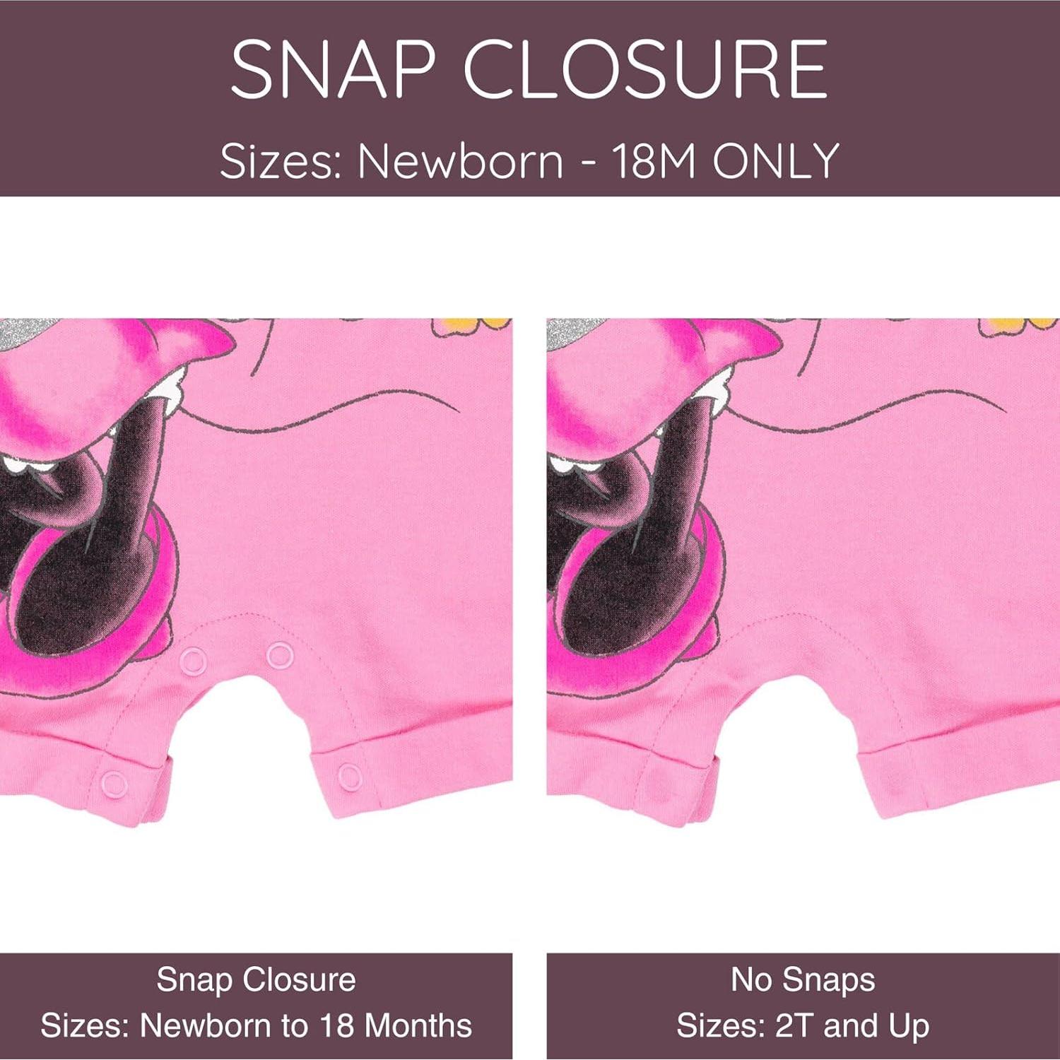 Mono sin mangas Disney Minnie Mouse + Diadema Rosa 0-3 meses