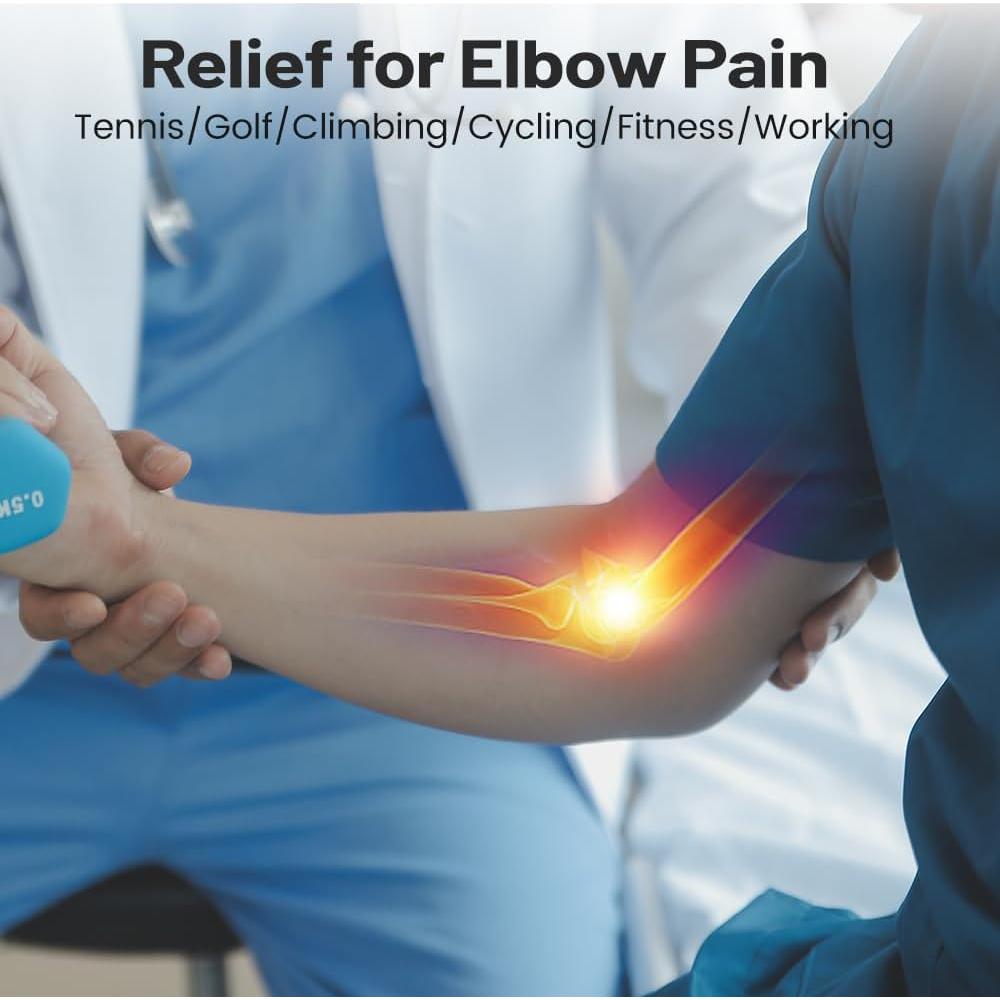 Barra de Terapia Flex Inspack 25kg para Codo de Tenista