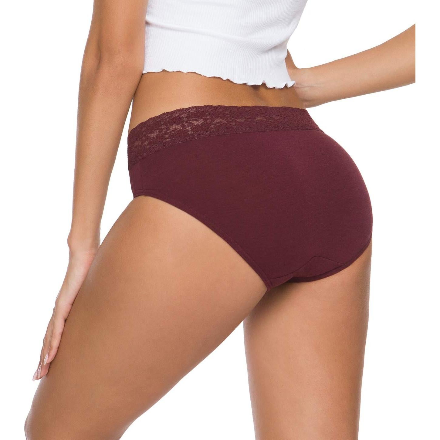 Bragas de Algodón Wealurre para Mujeres - Pack de Encaje