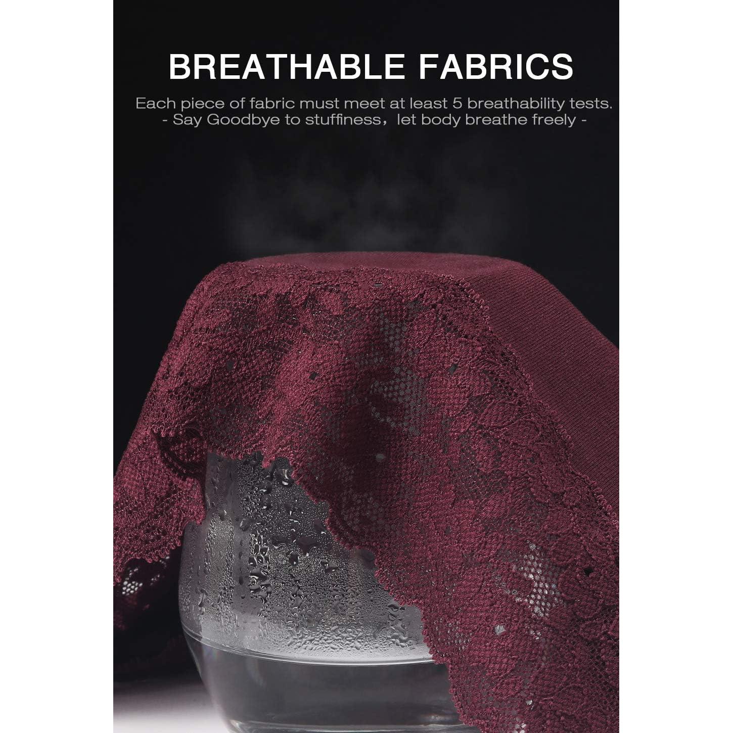 Bragas de Algodón Wealurre para Mujeres - Pack de Encaje