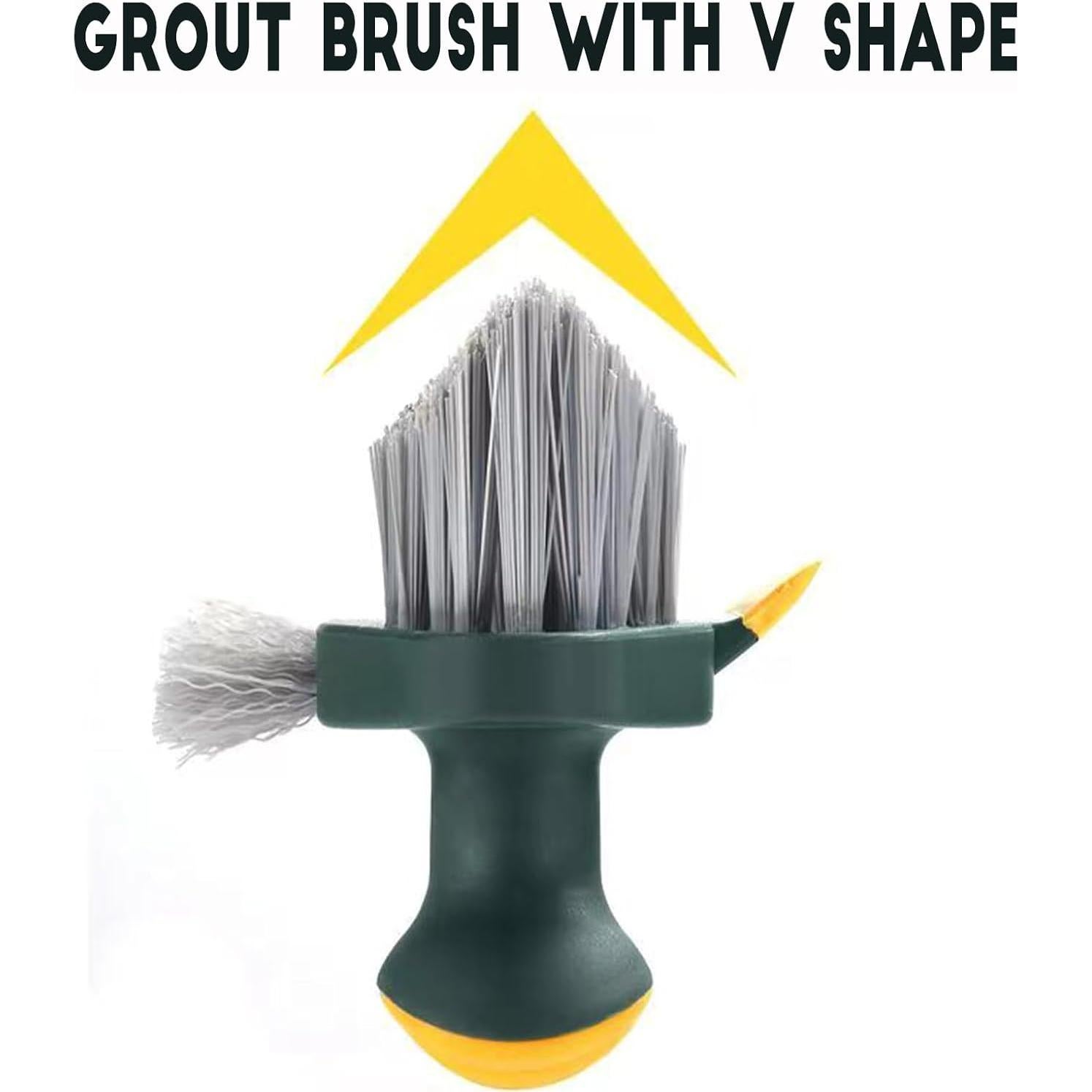 Cepillo de Lechada 4 en 1 ZIOYCKL Verde con Rasqueta