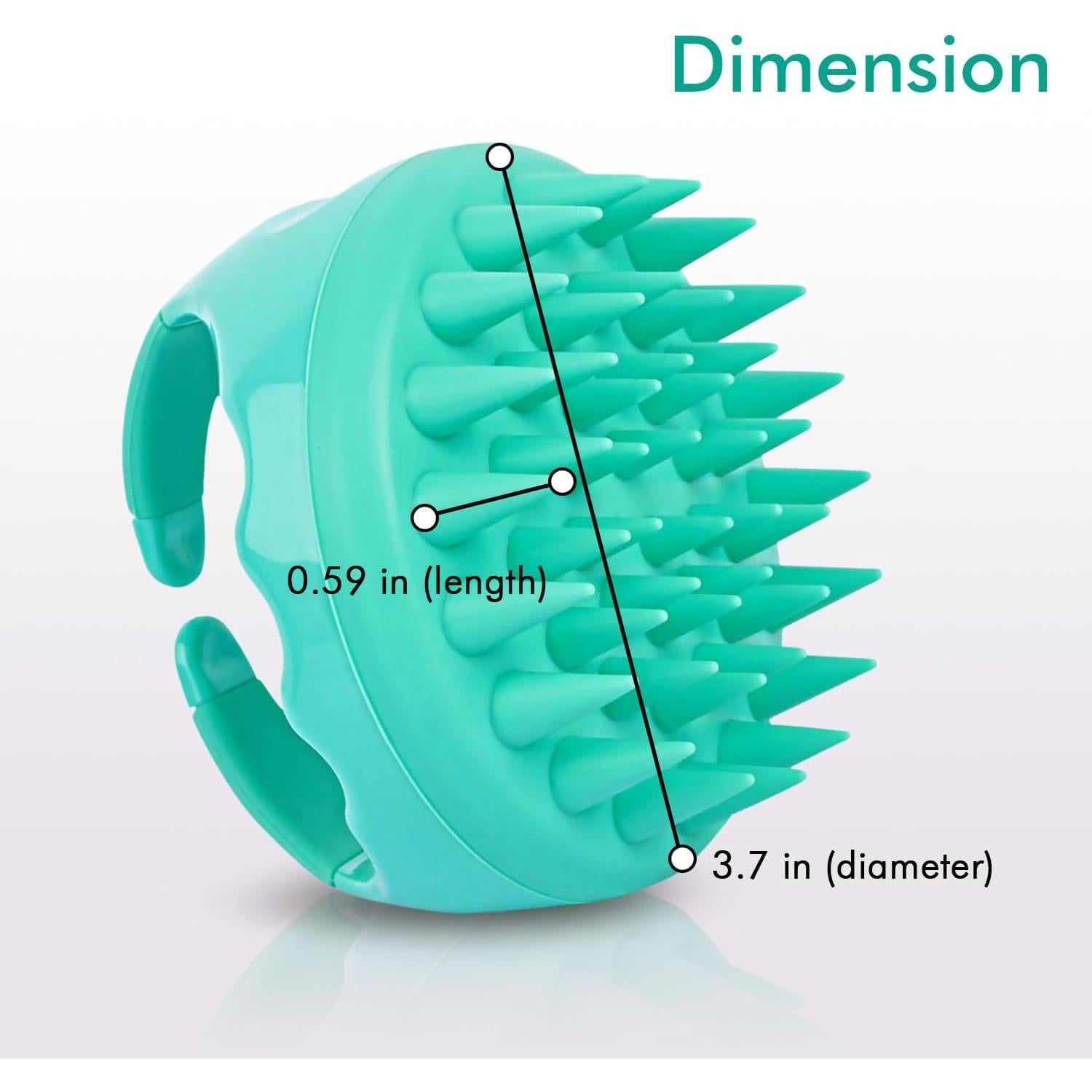 Cepillo Masajeador SAVION para Cuero Cabelludo - Silicona