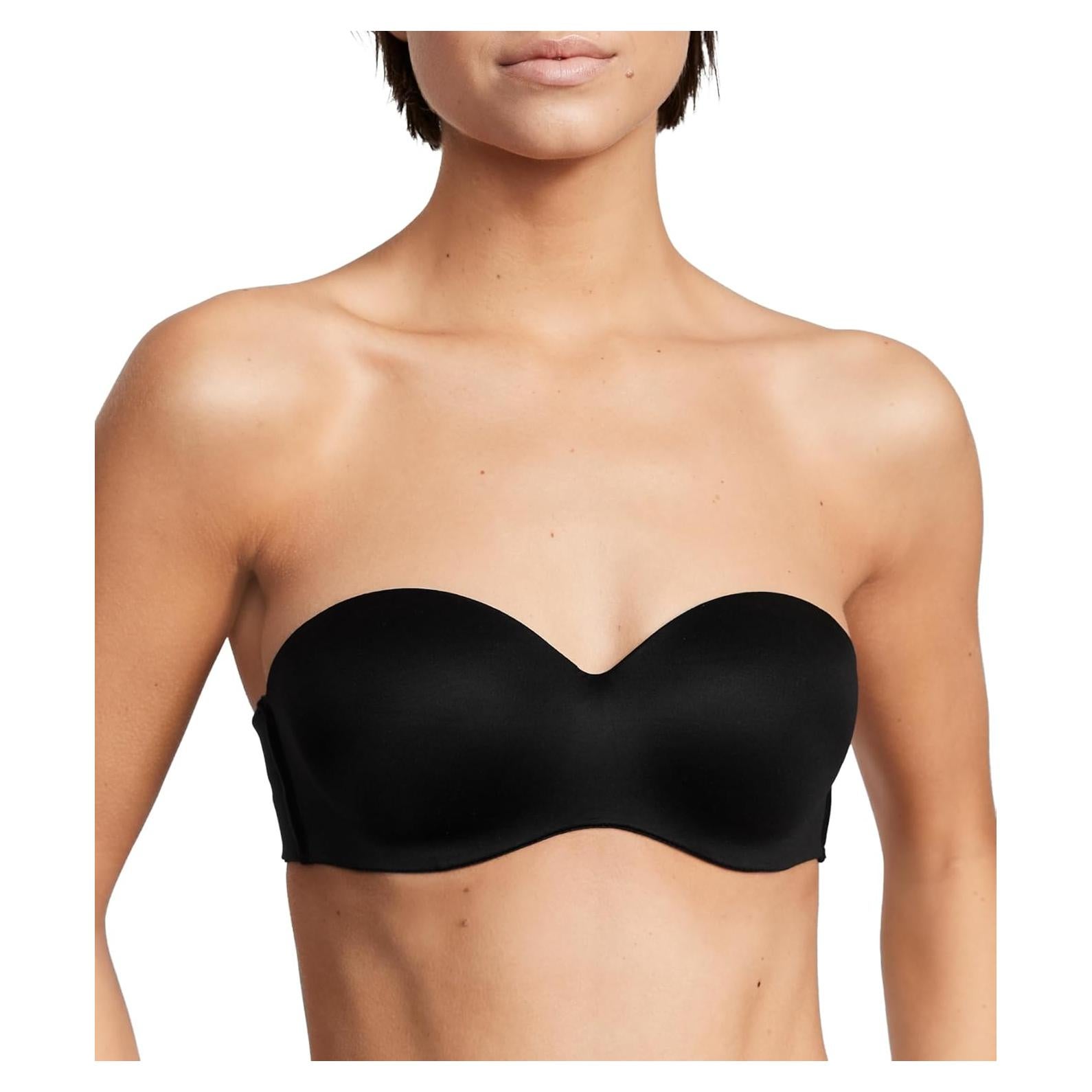 Sostén sin tirantes acolchado Victoria's Secret 38DDD negro