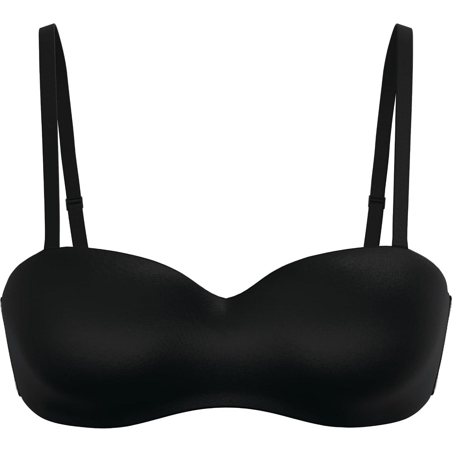 Sostén sin tirantes acolchado Victoria's Secret 38DDD negro