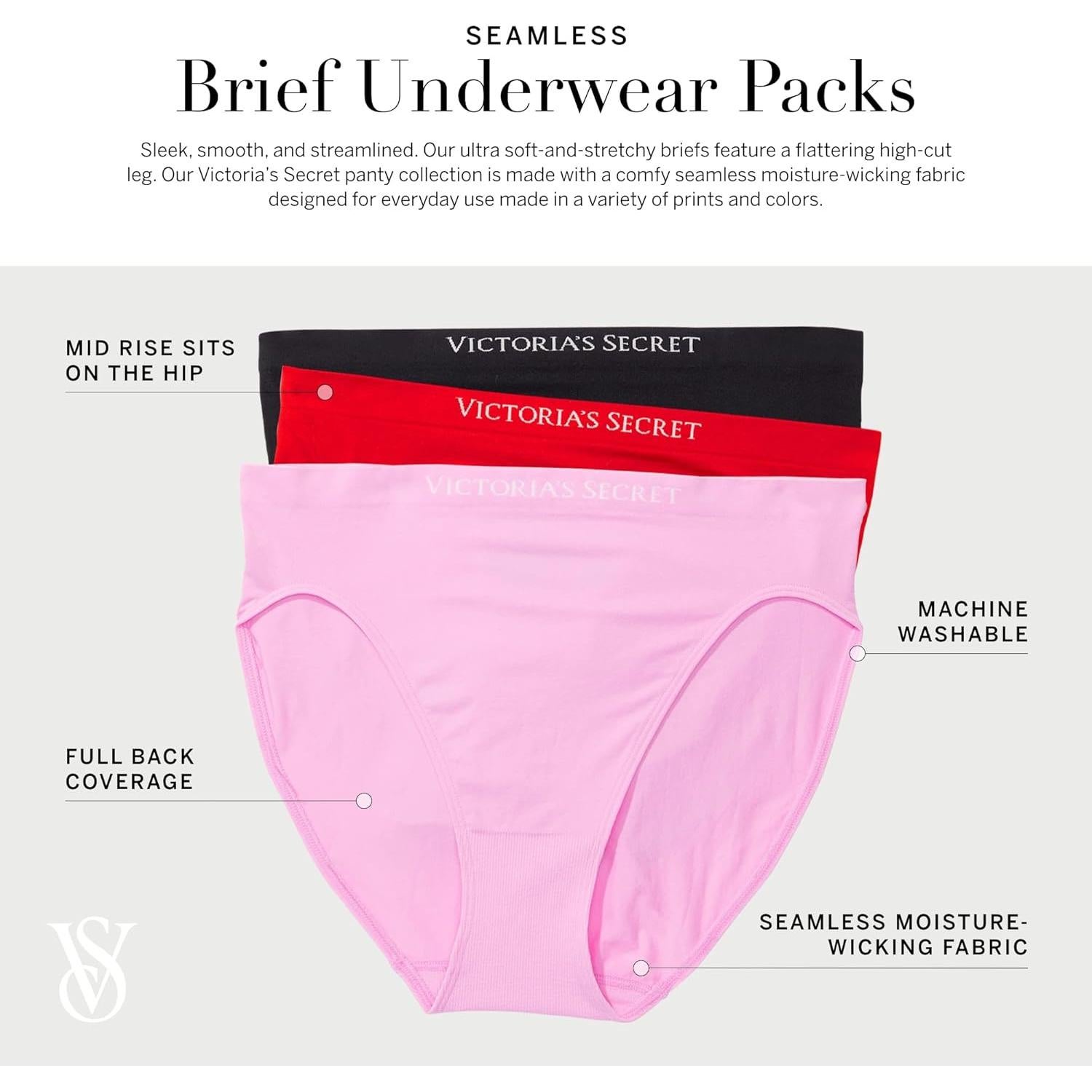 Ropa interior sin costuras Victoria's Secret bragas grandes