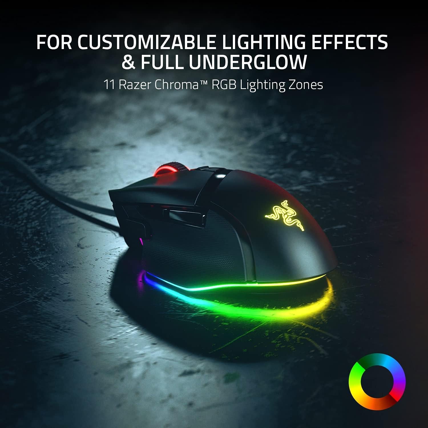 Razer Basilisk V3 Ratón Gaming Ergonómico 26K DPI RGB Negro