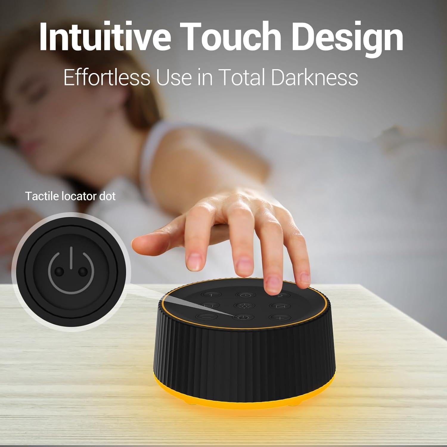 Máquina de Sonido Blanco BGOVERSS con 26 Sonidos y Luz Nocturna