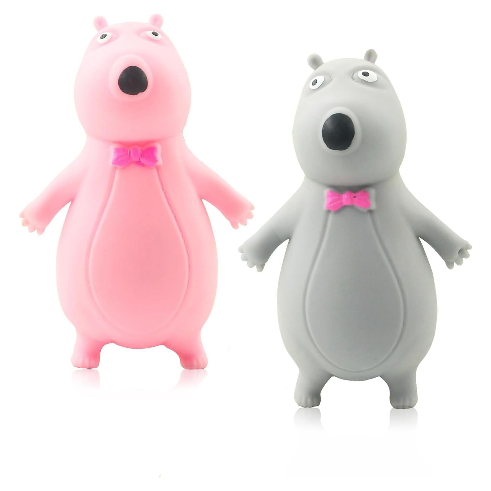 Pelotas de Estrés de Oso 2 Pcs GuTiQuanjj - Alivio para Adultos y Niños