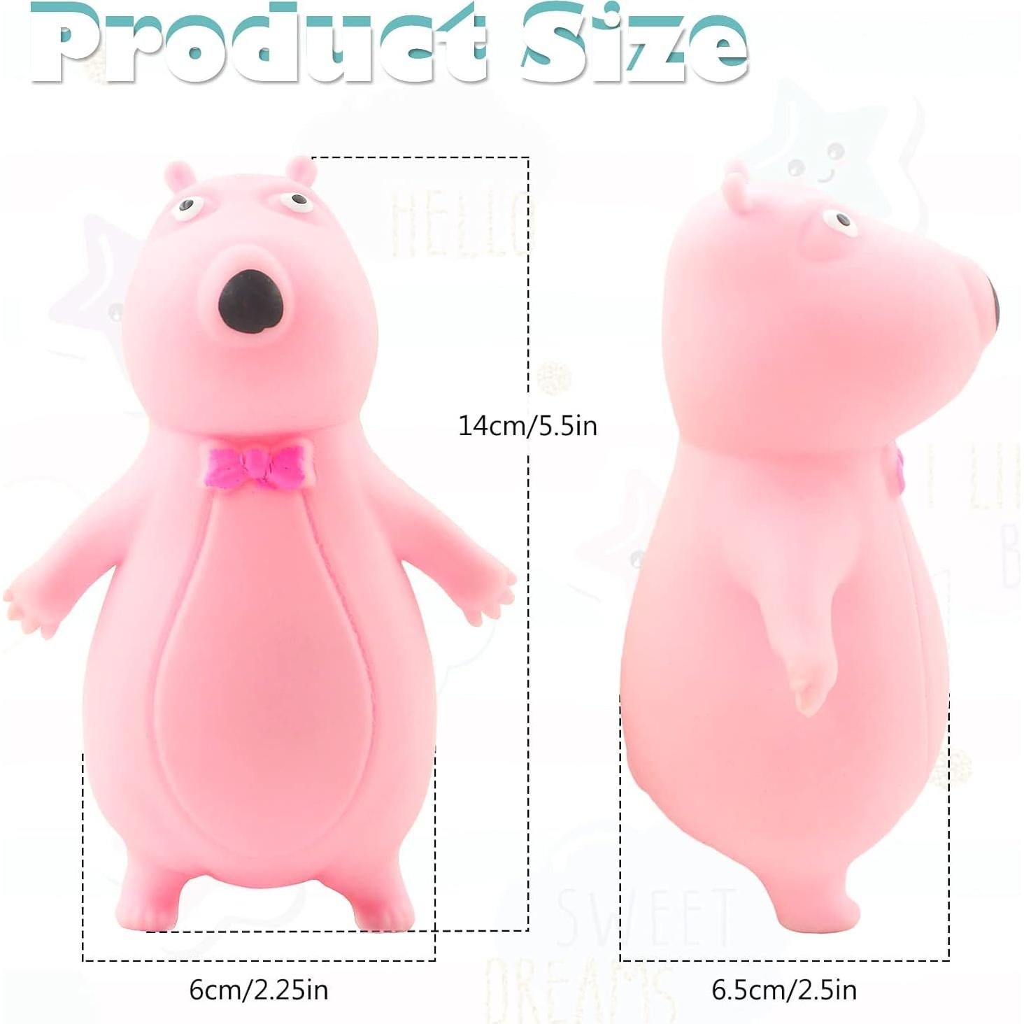 Pelotas de Estrés de Oso 2 Pcs GuTiQuanjj - Alivio para Adultos y Niños