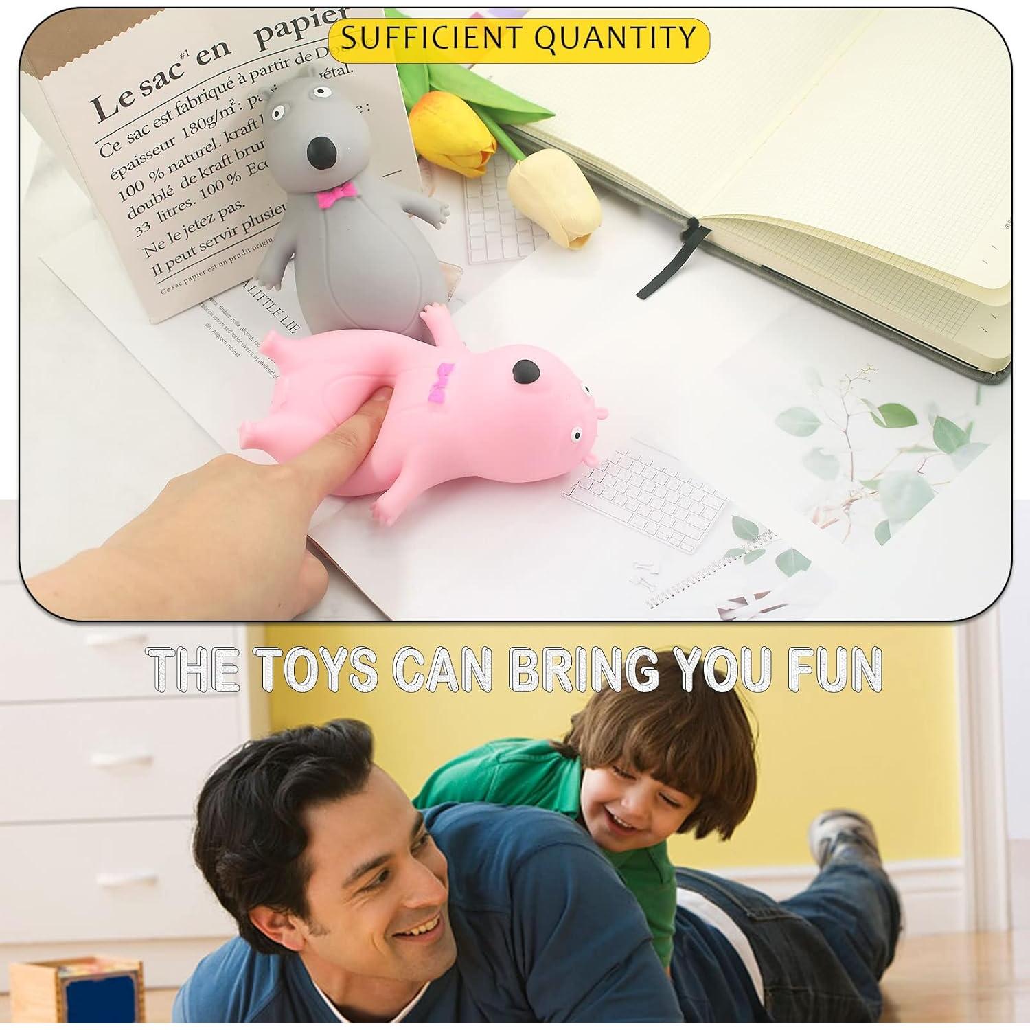 Pelotas de Estrés de Oso 2 Pcs GuTiQuanjj - Alivio para Adultos y Niños