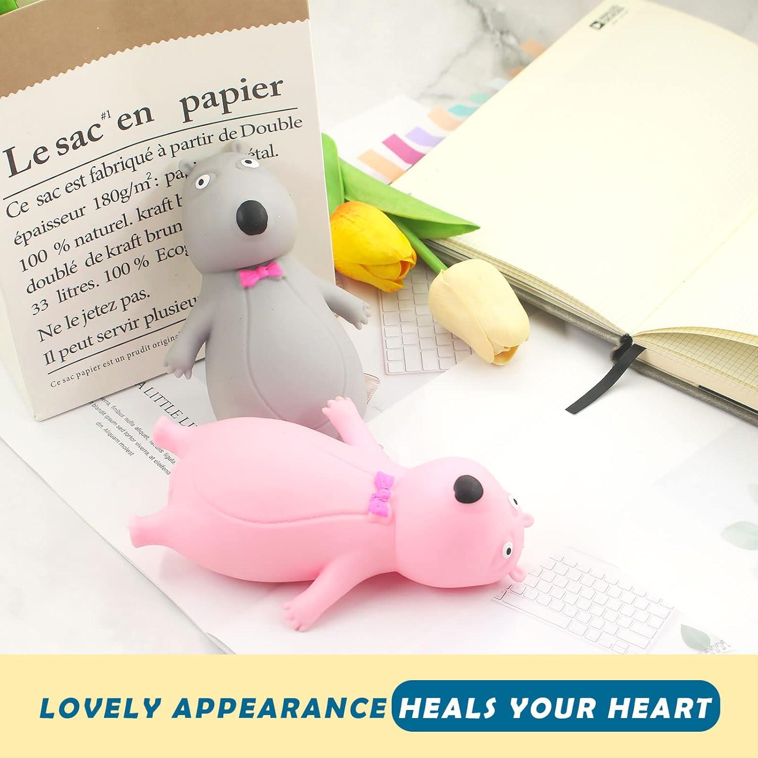 Pelotas de Estrés de Oso 2 Pcs GuTiQuanjj - Alivio para Adultos y Niños