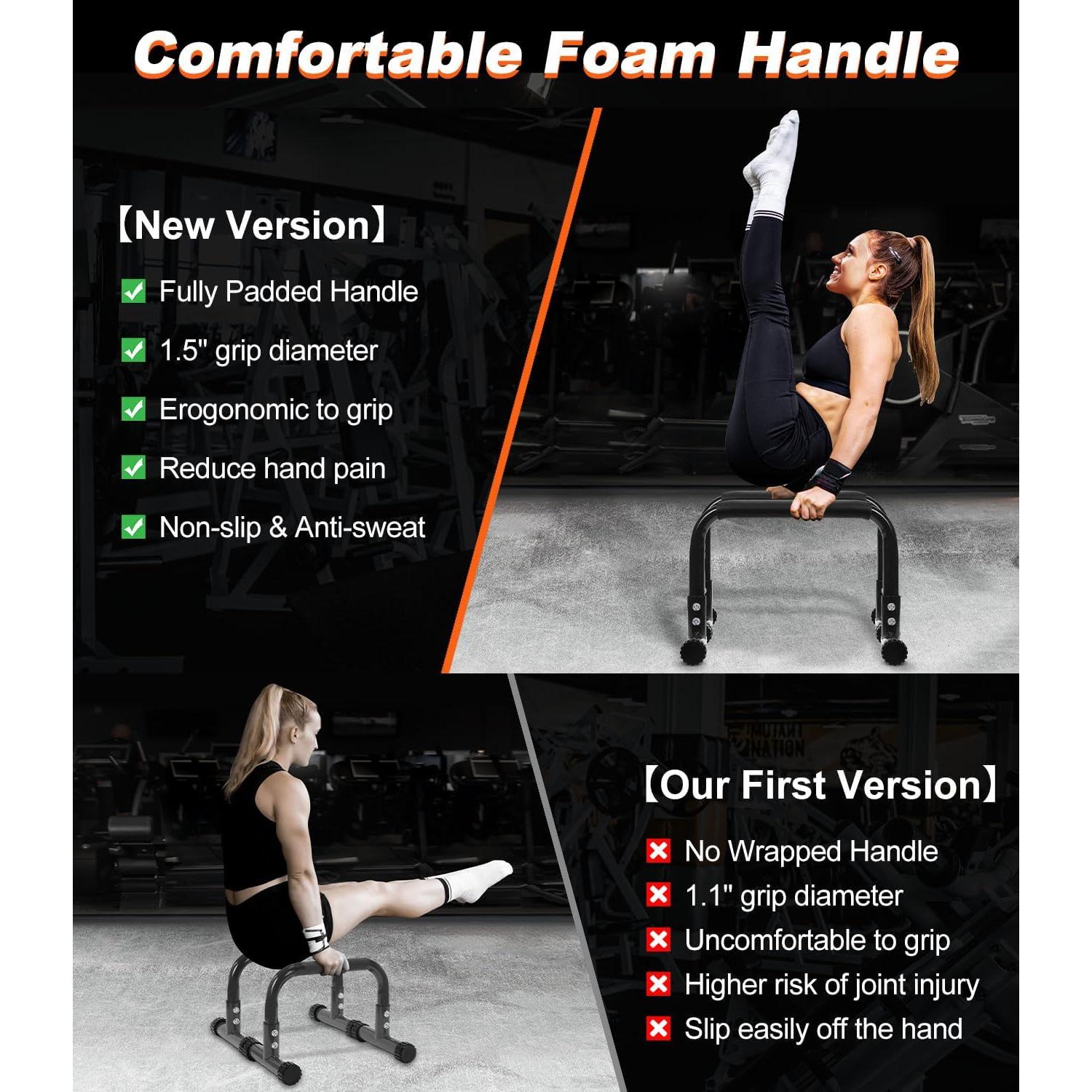 Barra de Flexiones TABEKE 30.48 cm Antideslizante 135 kg