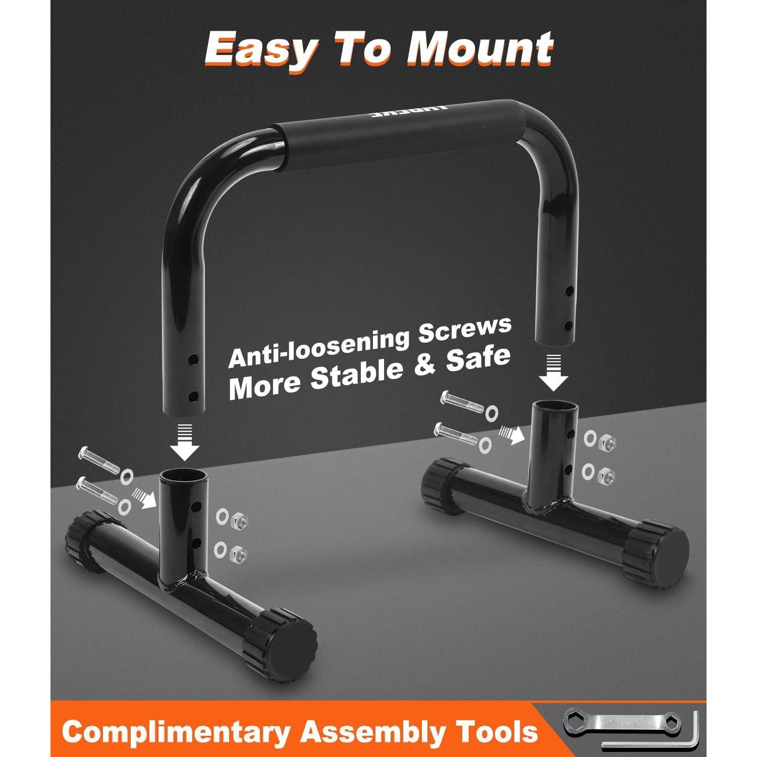 Barra de Flexiones TABEKE 30.48 cm Antideslizante 135 kg