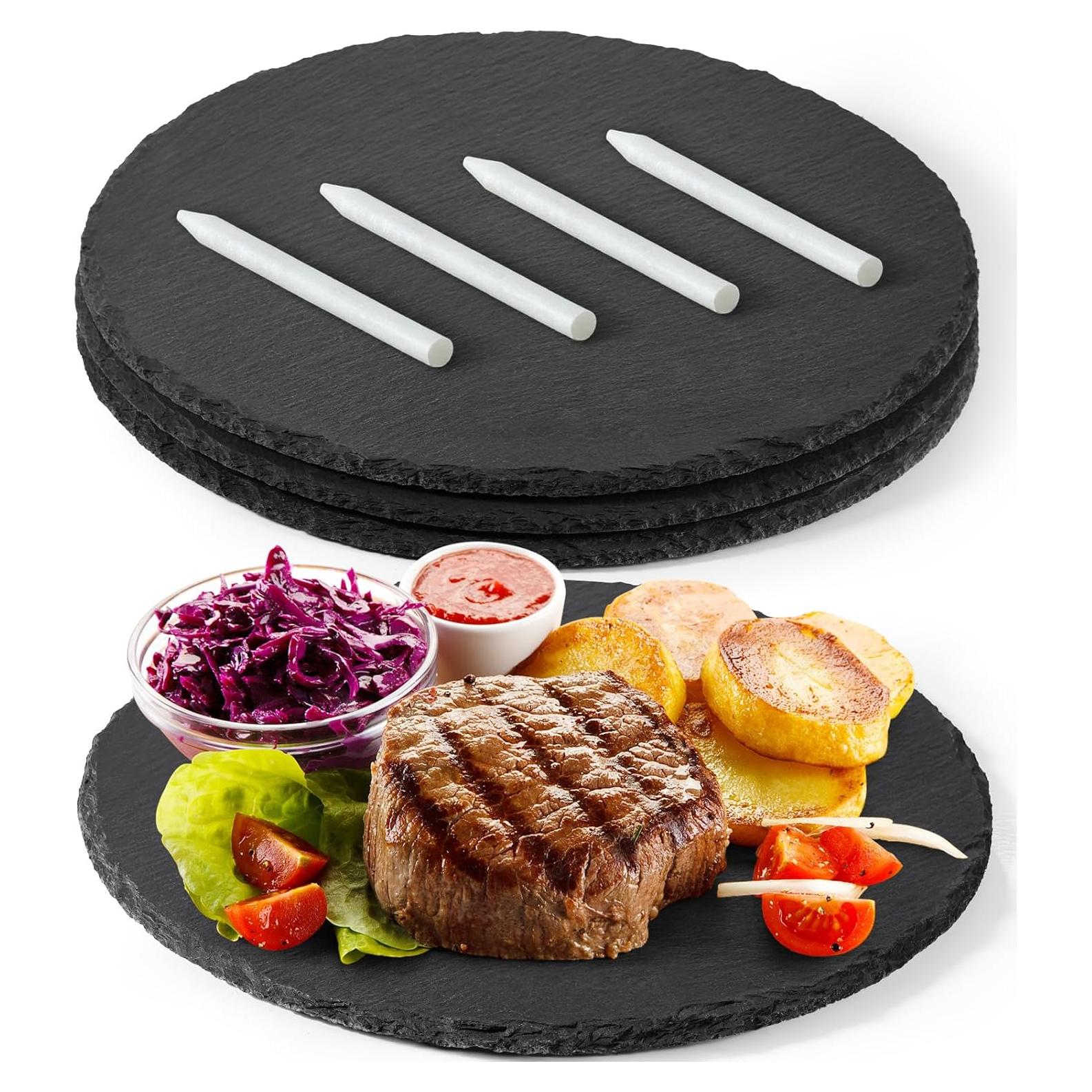 Juego de 3 Tablas de Queso de Pizarra GOH DODD 30.48 cm