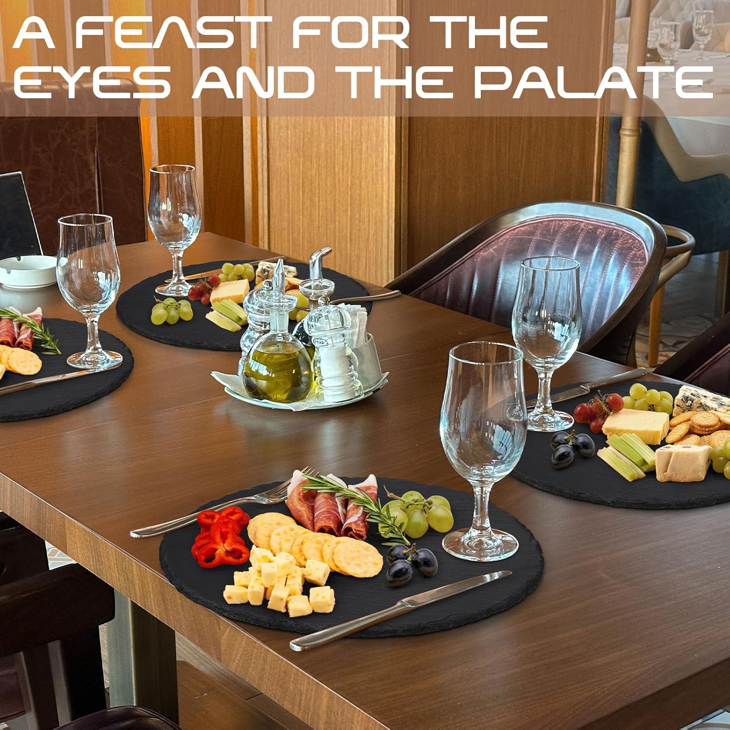 Juego de 3 Tablas de Queso de Pizarra GOH DODD 30.48 cm