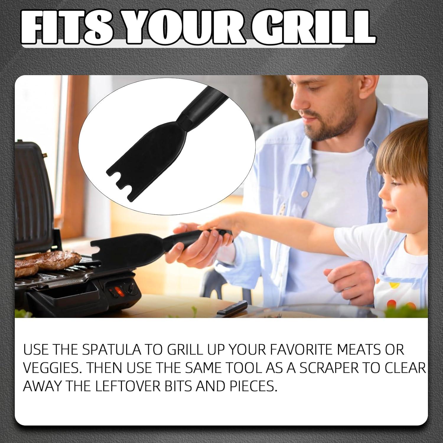 Raspador de Parrilla TonGass Nylon Resistente al Calor 5x18.5cm