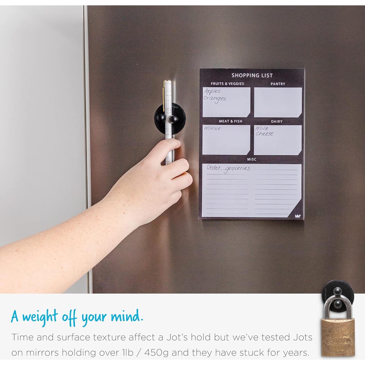 Ganchos de Succión Dreamfarm Jot - Pack de 4, Transparente