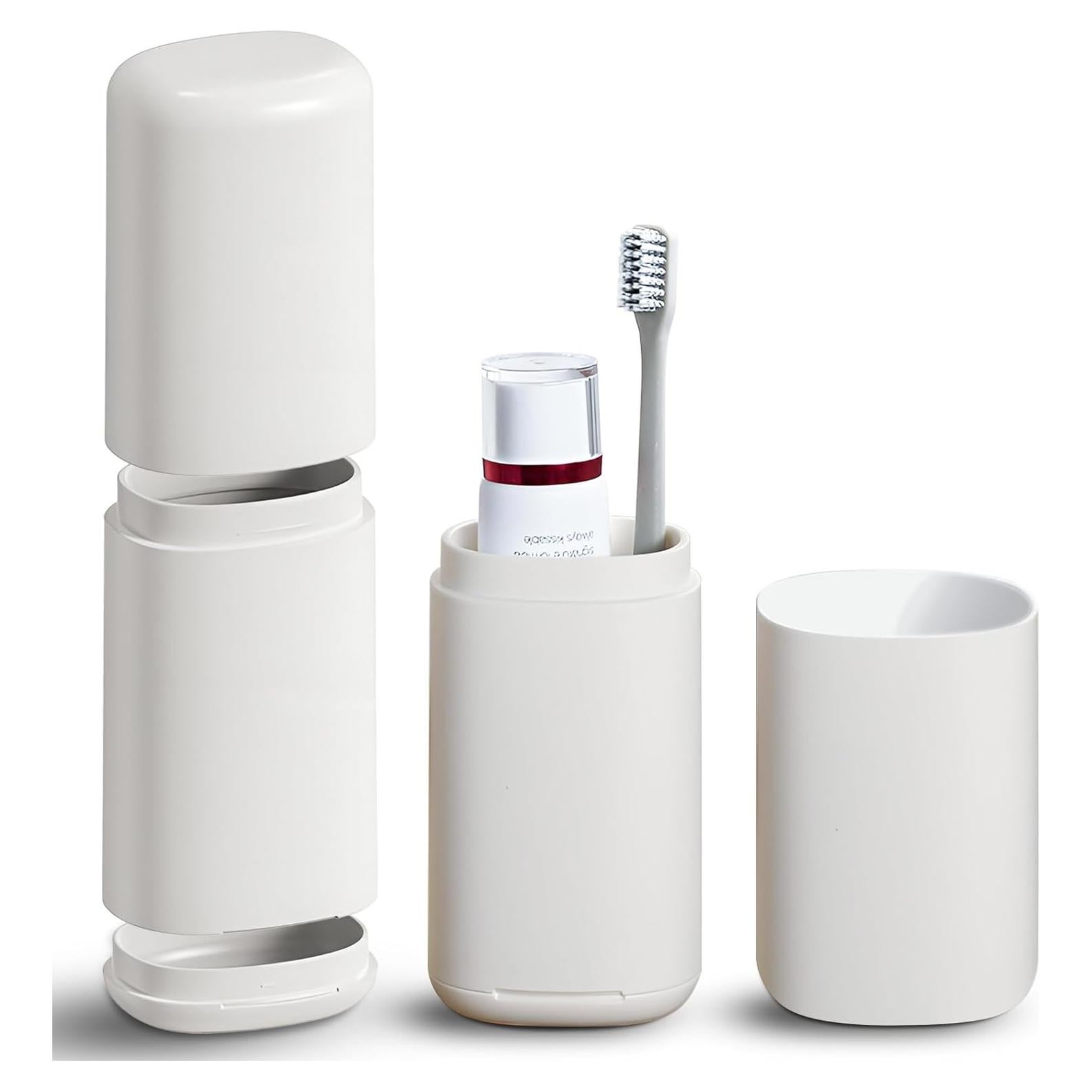 Estuche de Cepillo de Dientes Portátil AIMAIAIMAI Gris 19.8 cm