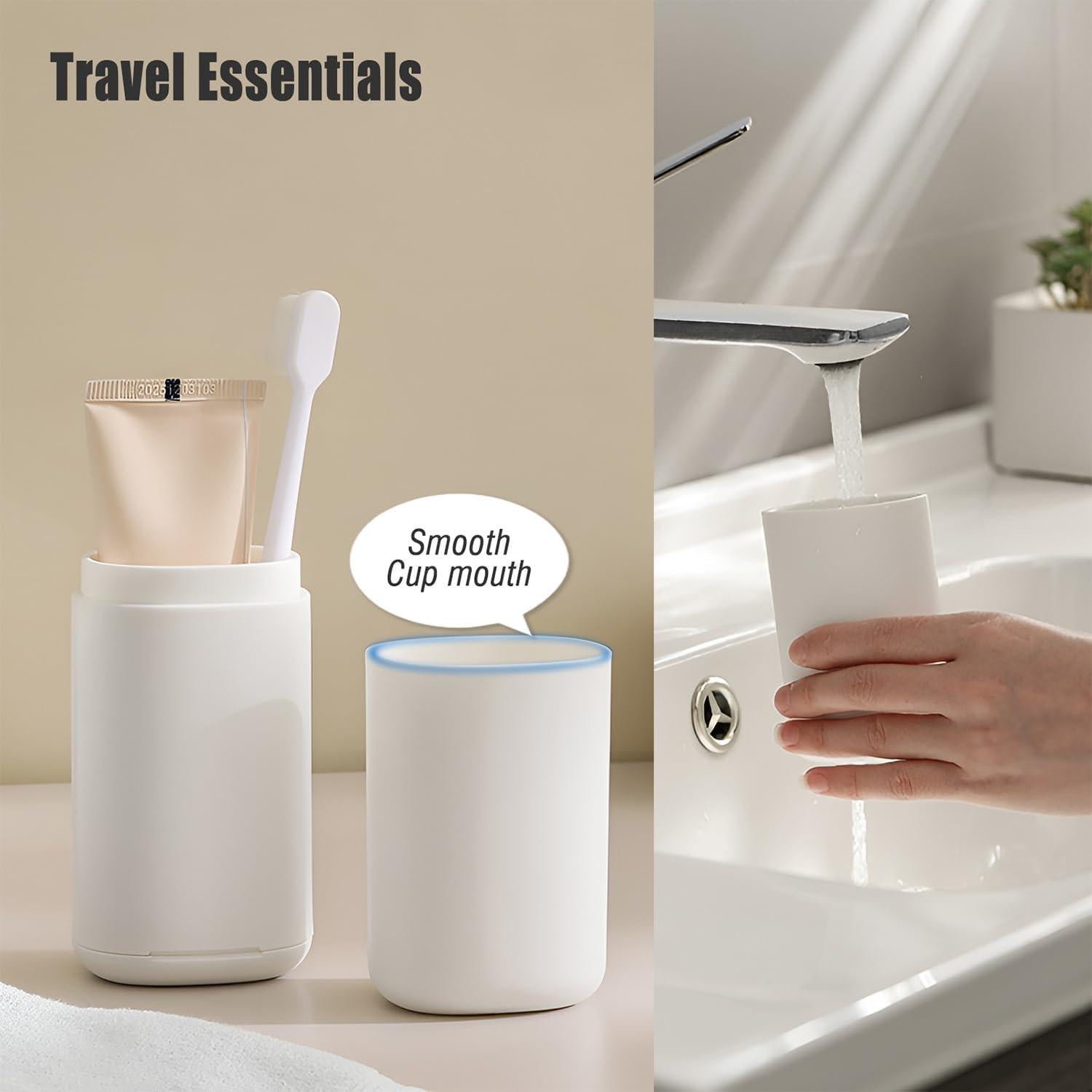 Estuche de Cepillo de Dientes Portátil AIMAIAIMAI Gris 19.8 cm