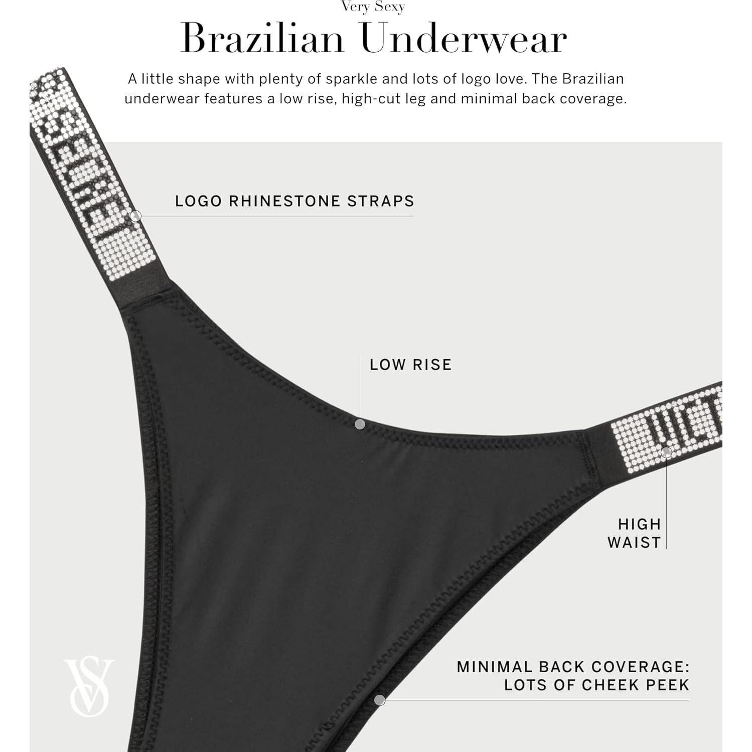 Panties Brasileños Very Sexy Shine Victoria's Secret XS-XXL