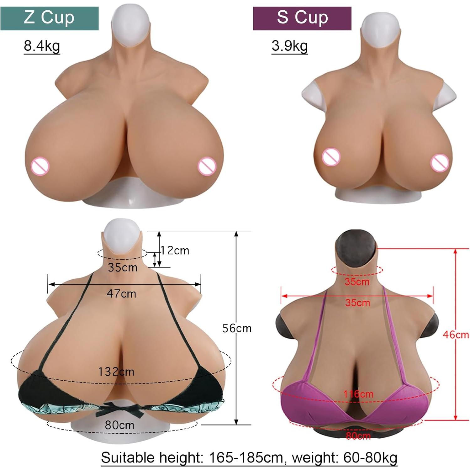 Taza Grande Silicona Realista QIAOYIQIAO Z-Cup 35.5x31.9cm