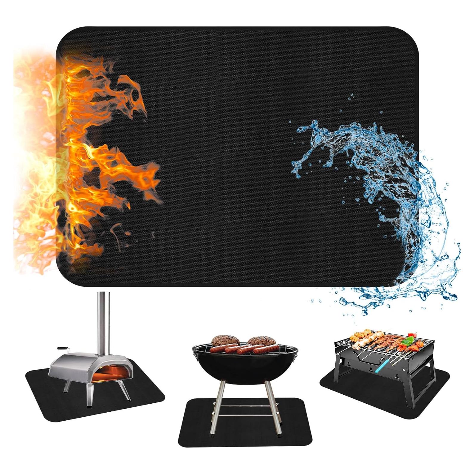 Manta para Parrilla LXLZSH 61x79 cm Resistente al Calor