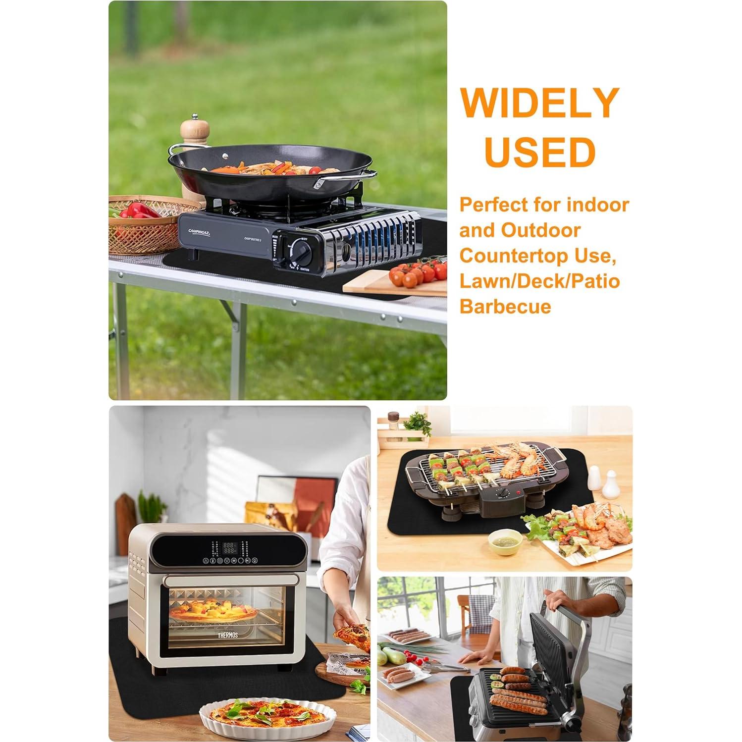 Manta para Parrilla LXLZSH 61x79 cm Resistente al Calor