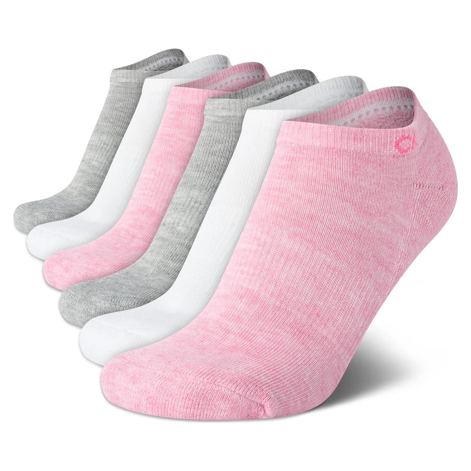 Calcetines Cortos Calvin Klein Paquete 6 Mujeres 4-10