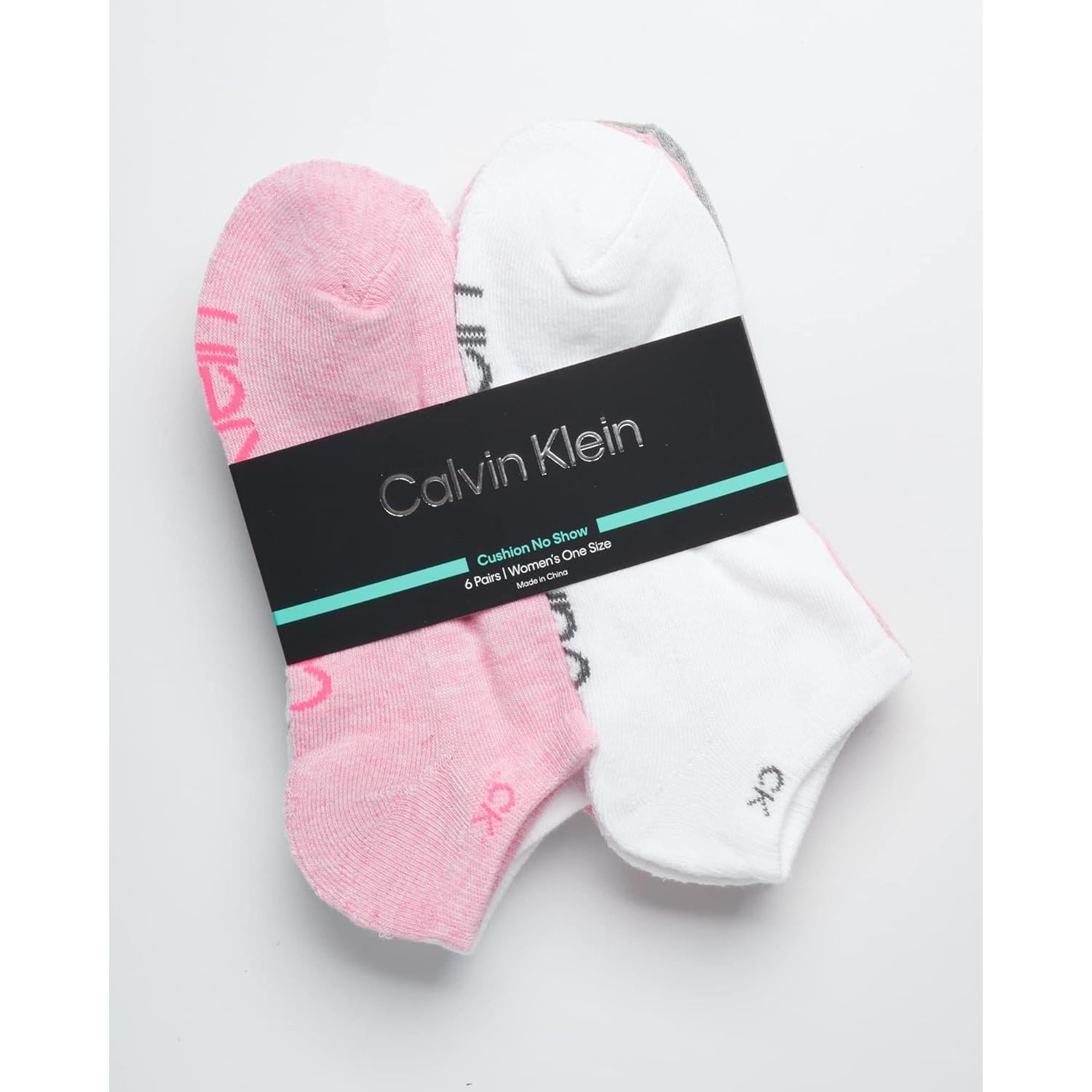 Calcetines Cortos Calvin Klein Paquete 6 Mujeres 4-10