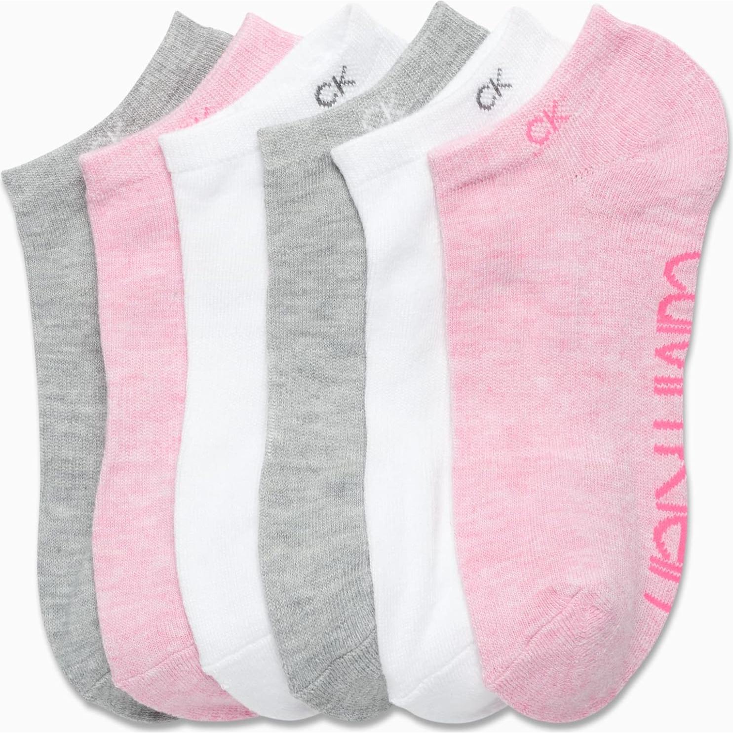 Calcetines Cortos Calvin Klein Paquete 6 Mujeres 4-10