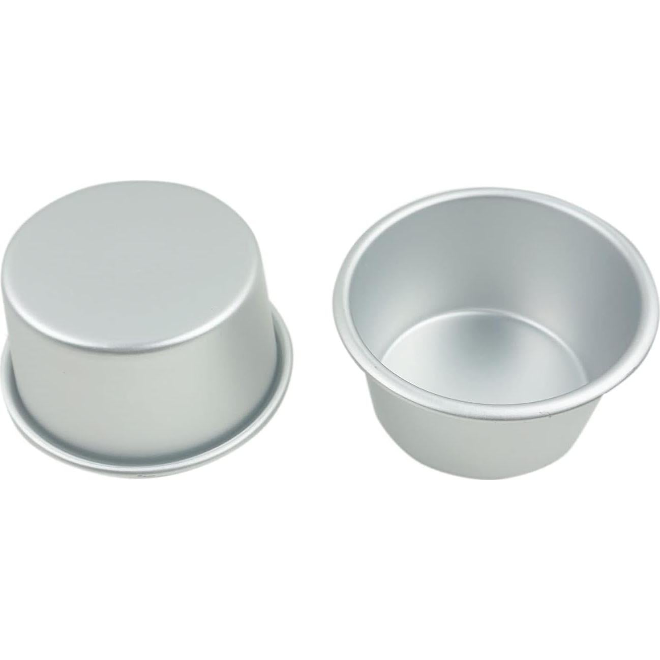 6 Moldes Individuales de Aluminio Proshopping para Popover 8.5cm