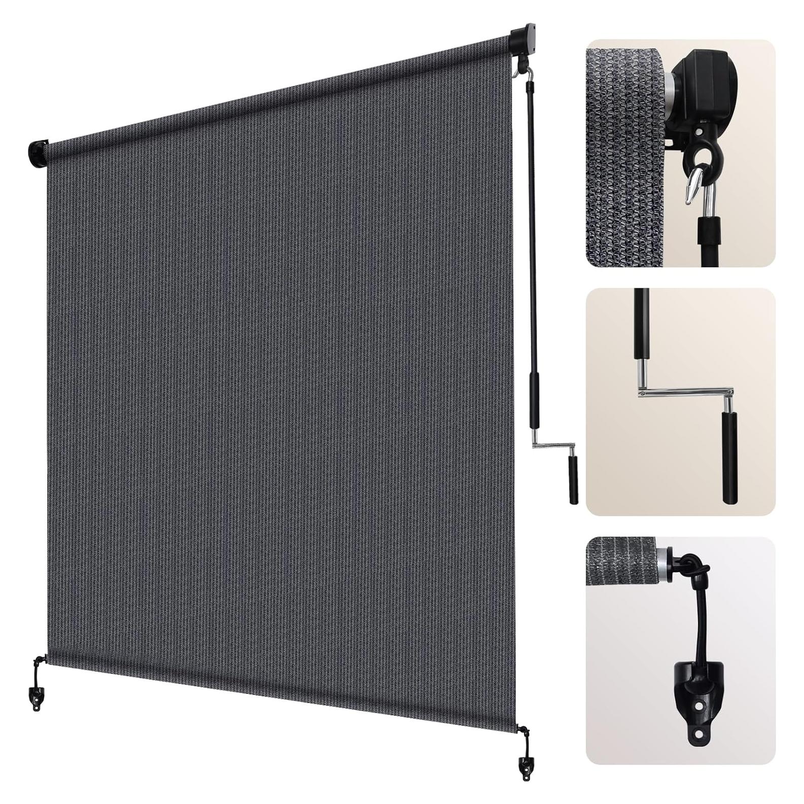 Sombra de Rodillo Exterior Artpuch 1.22x2.44m Gris Azul