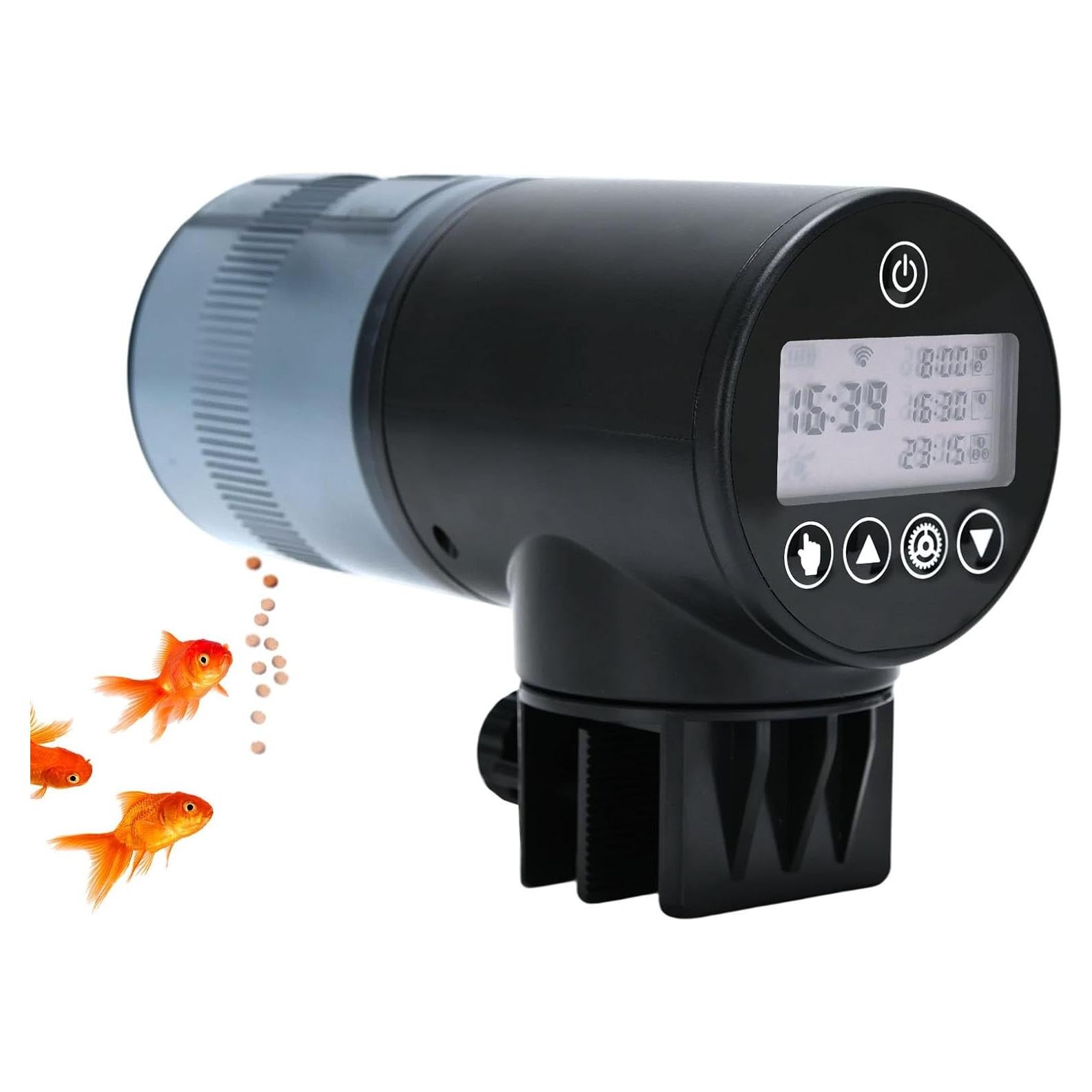 Alimentador Automático de Peces WiFi Lychee 200ml con Temporizador