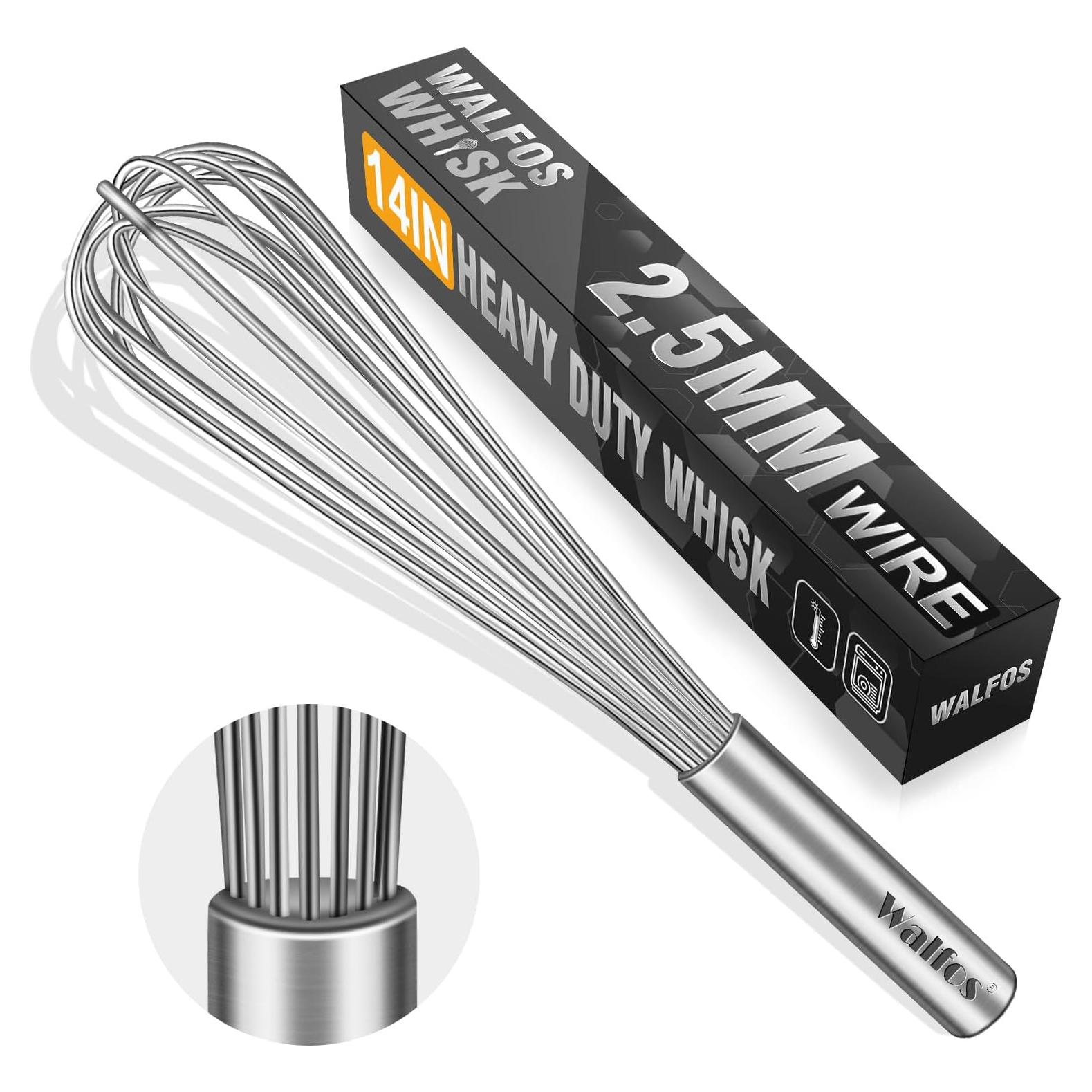 Batidor Walfos de Acero Inoxidable 36 cm - Apto Lavavajillas