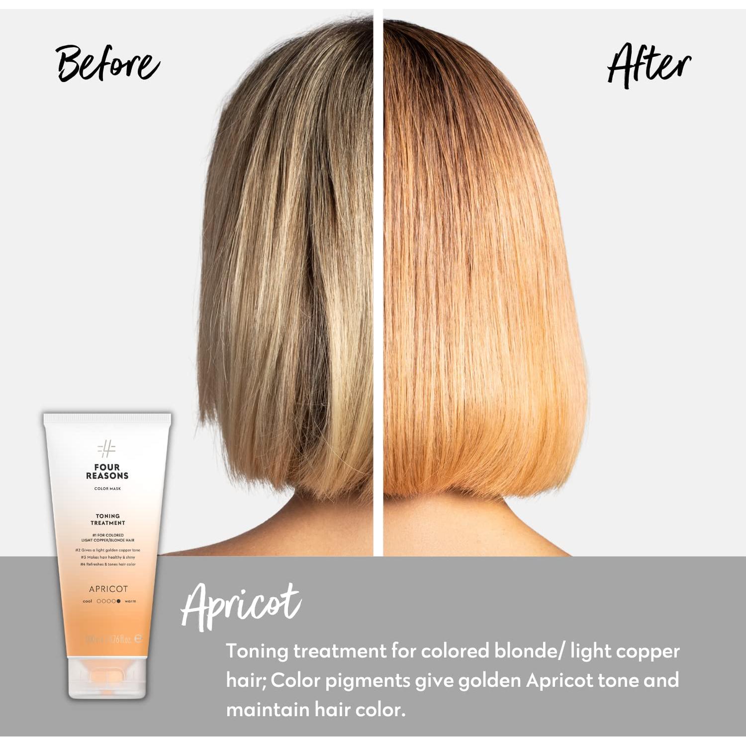 Acondicionador Depositor de Color Four Reasons Albaricoque 200ml