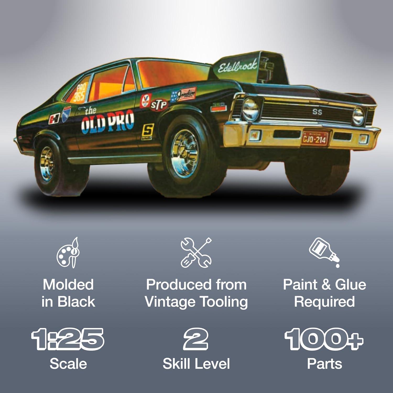 Kit de Modelo AMT 1972 Chevy Nova SS 1:25 Escala